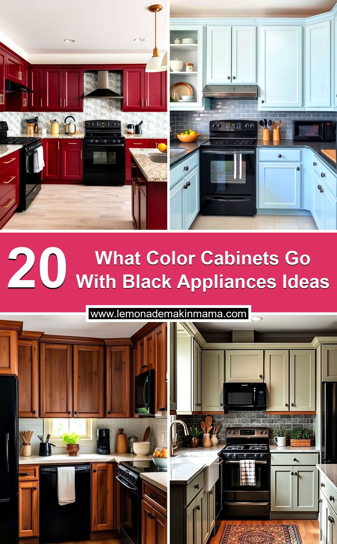 What Color Cabinets Go With Black Appliances Ideas
