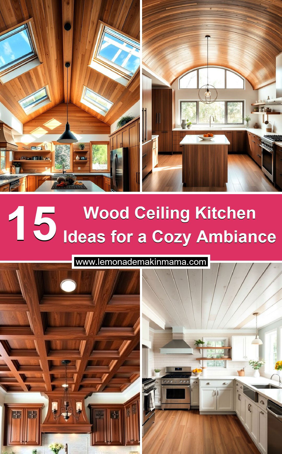 Wood Ceiling Kitchen Ideas for a Cozy Ambiance