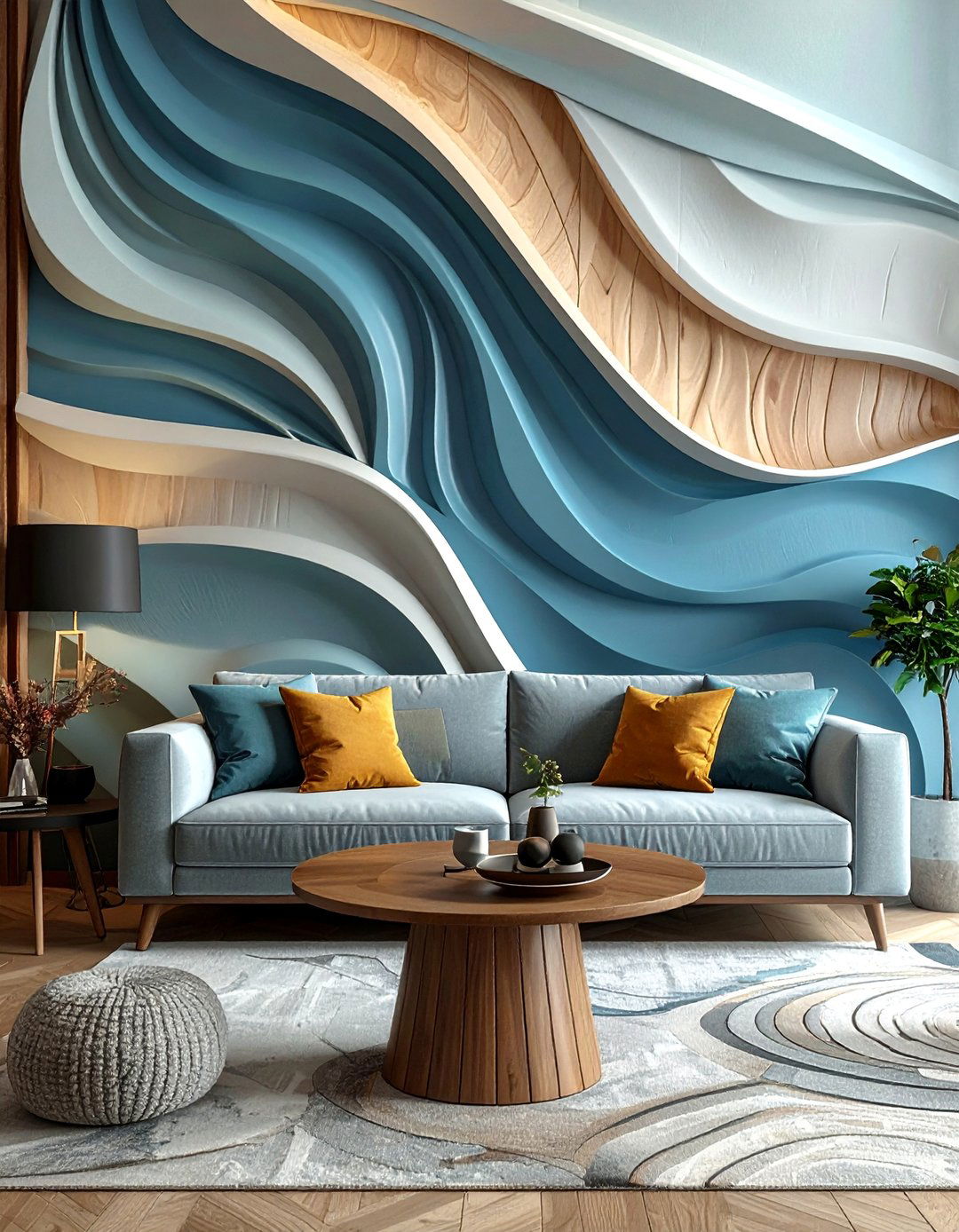 3D Textured Relief Panels - 40 Wall Paneling Ideas to Elevate Your Home's Interior Design