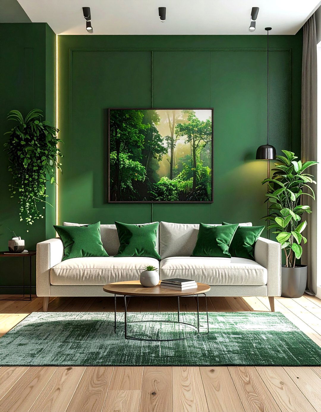 A Bold Accent Wall in Small Terraced House Living Rooms - 30 Small Terraced House Living Room Ideas for Cozy Spaces