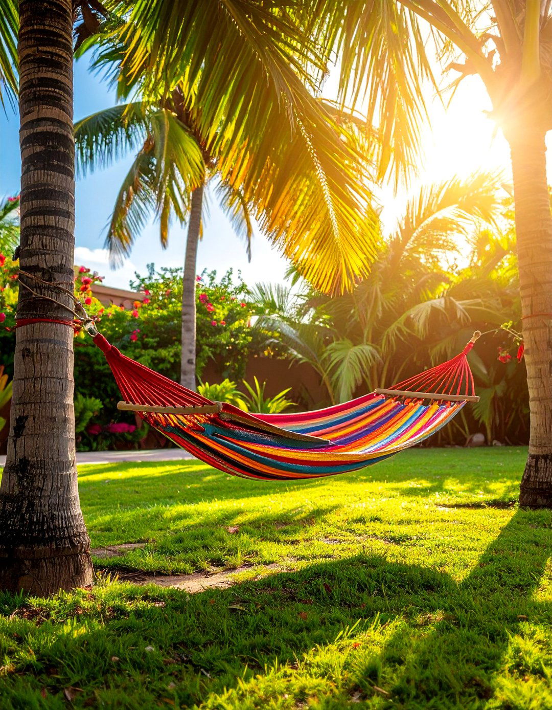 A Colorful Hammock for a Mexican Garden Siesta - 25 Mexican Garden Ideas for a Vibrant Outdoor Space