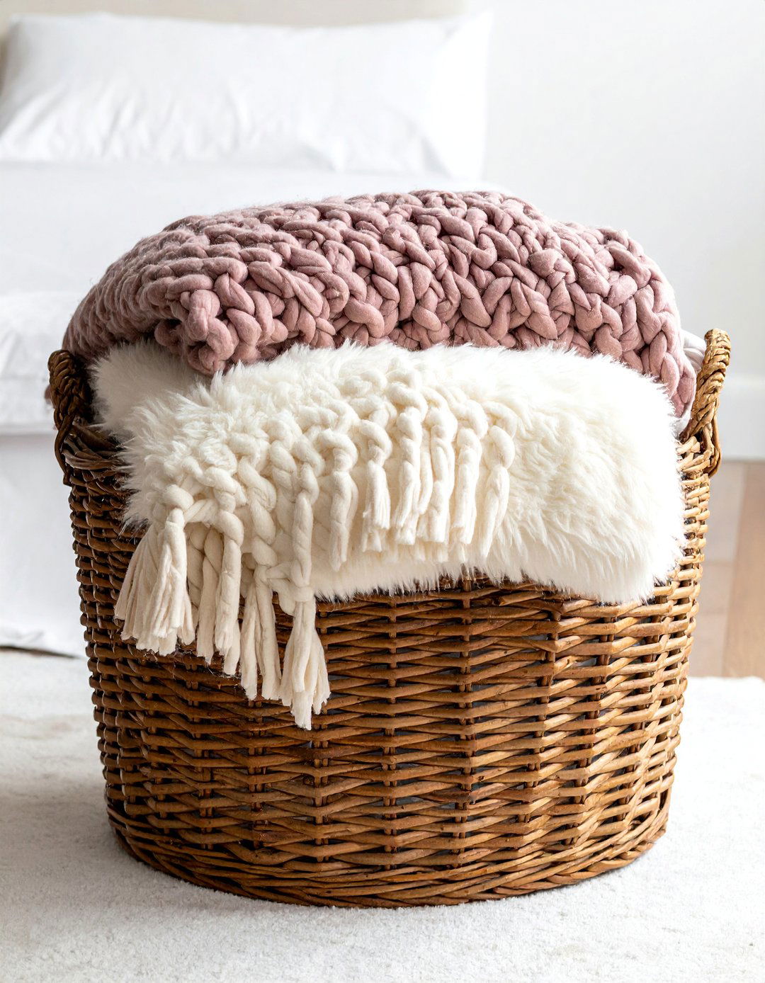 A Comfortable Throw Blanket Collection - 40 Bedroom Interior Design Ideas for Comfort
