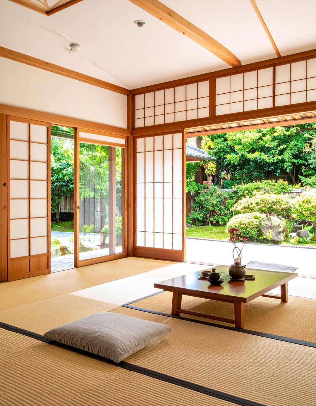 A Japanese Living Room Inspired by a Ryokan Inn - 30 Japanese Living Room Ideas for a Zen Space