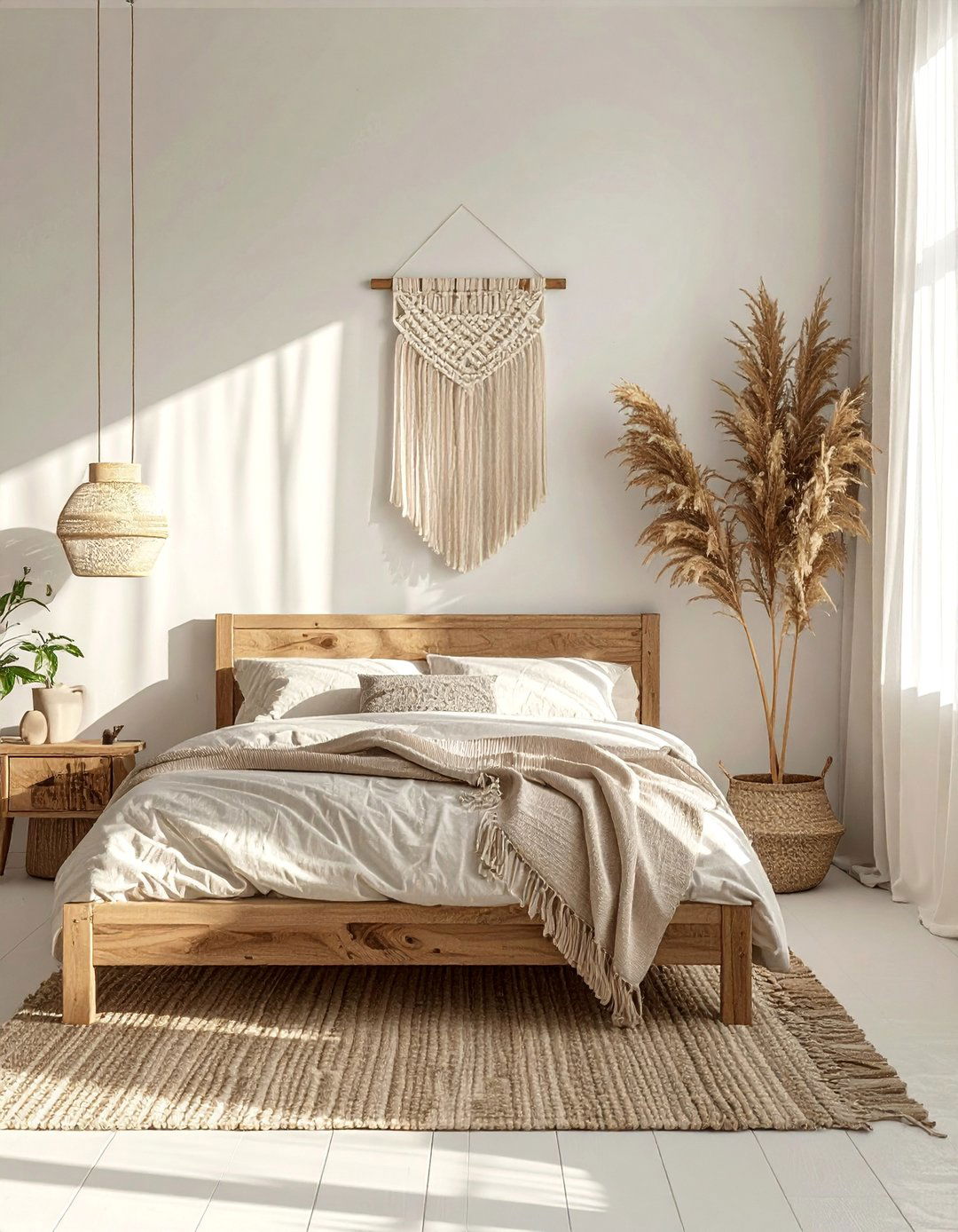 A Minimalist Boho Bedroom Design - 40 Boho Bedroom Ideas for a Cozy and Eclectic Retreat