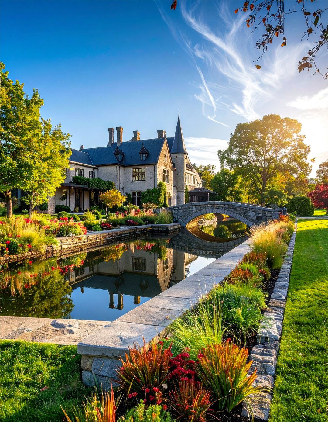 A Moat or Reflecting Pool - 25 Gothic Castle Ideas for a Dramatic and Unique Home