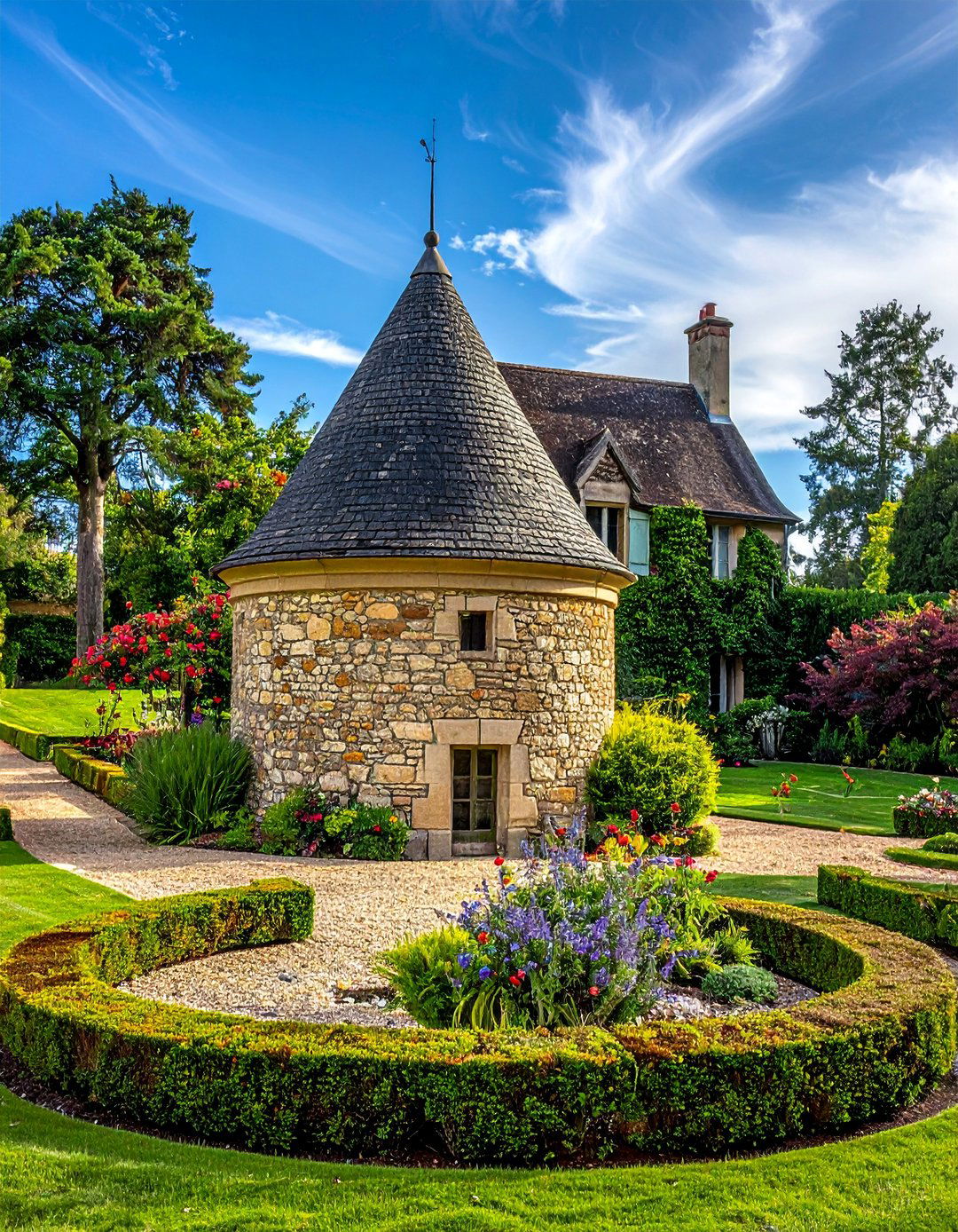 A Rustic Dovecote or Pigeonnier - 30 Traditional French Country House Exterior Ideas