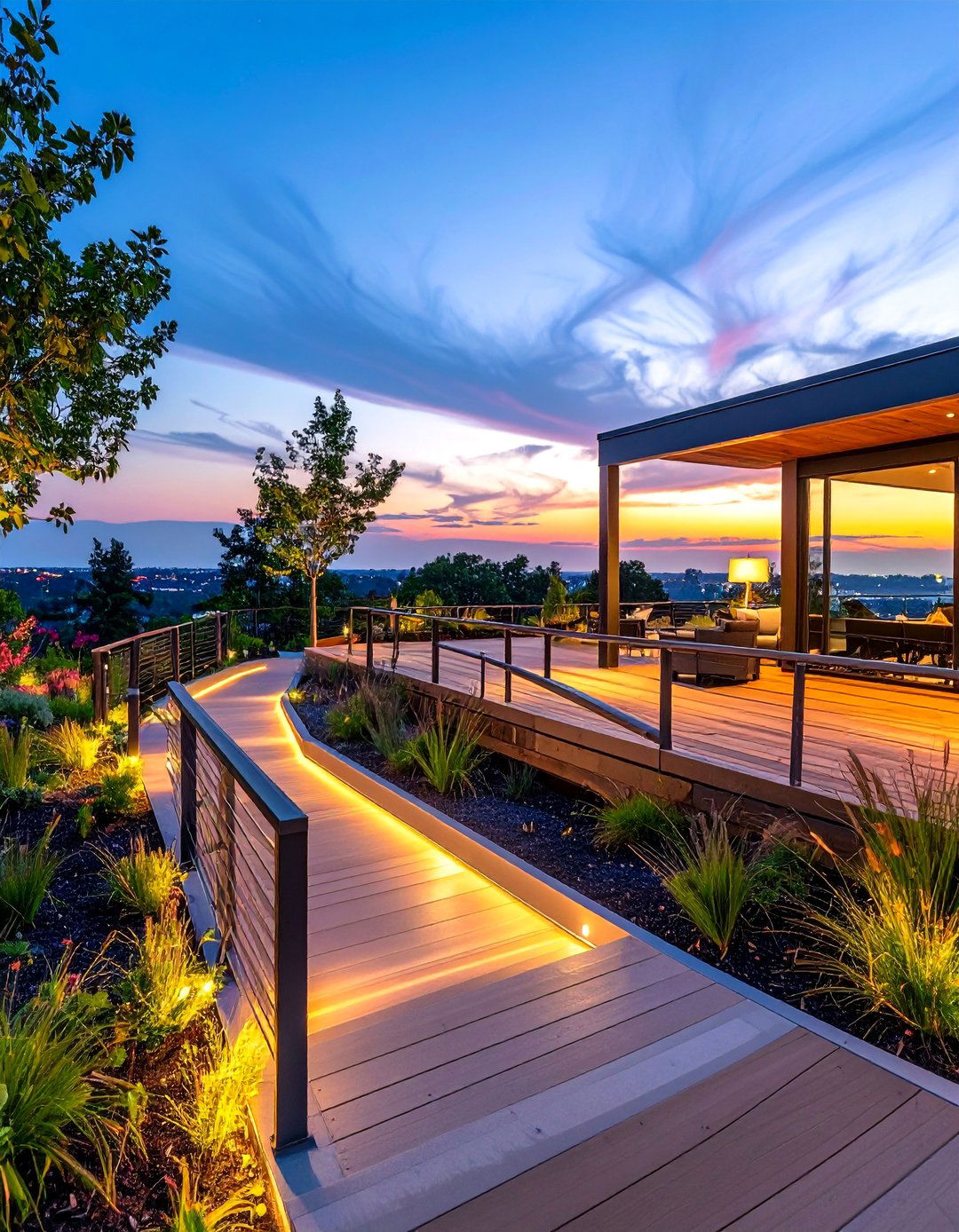 Accessibility Focused Design - 30 Large Deck Ideas for Outdoor Entertaining and Relaxation