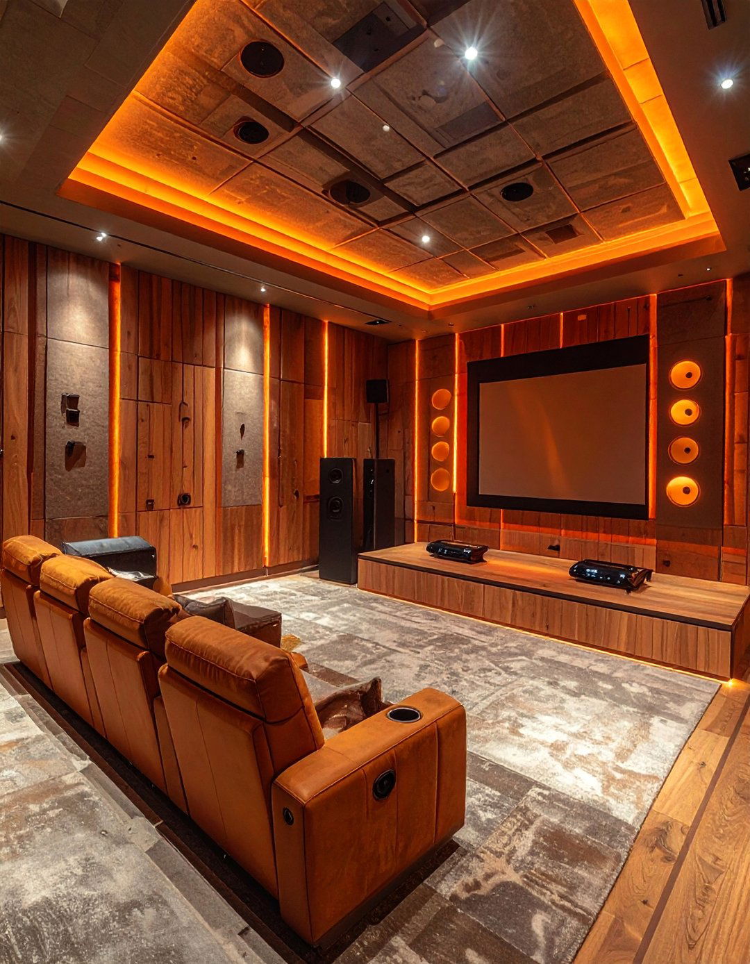 Acoustic Optimized Theater Sanctuary - 20 Modern Home Theater Ideas for an Immersive Experience