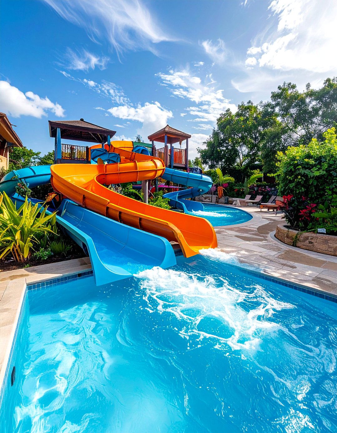 Activity Zone Lazy River Complex - 20 Lazy River Swimming Pool Ideas for Backyard Bliss