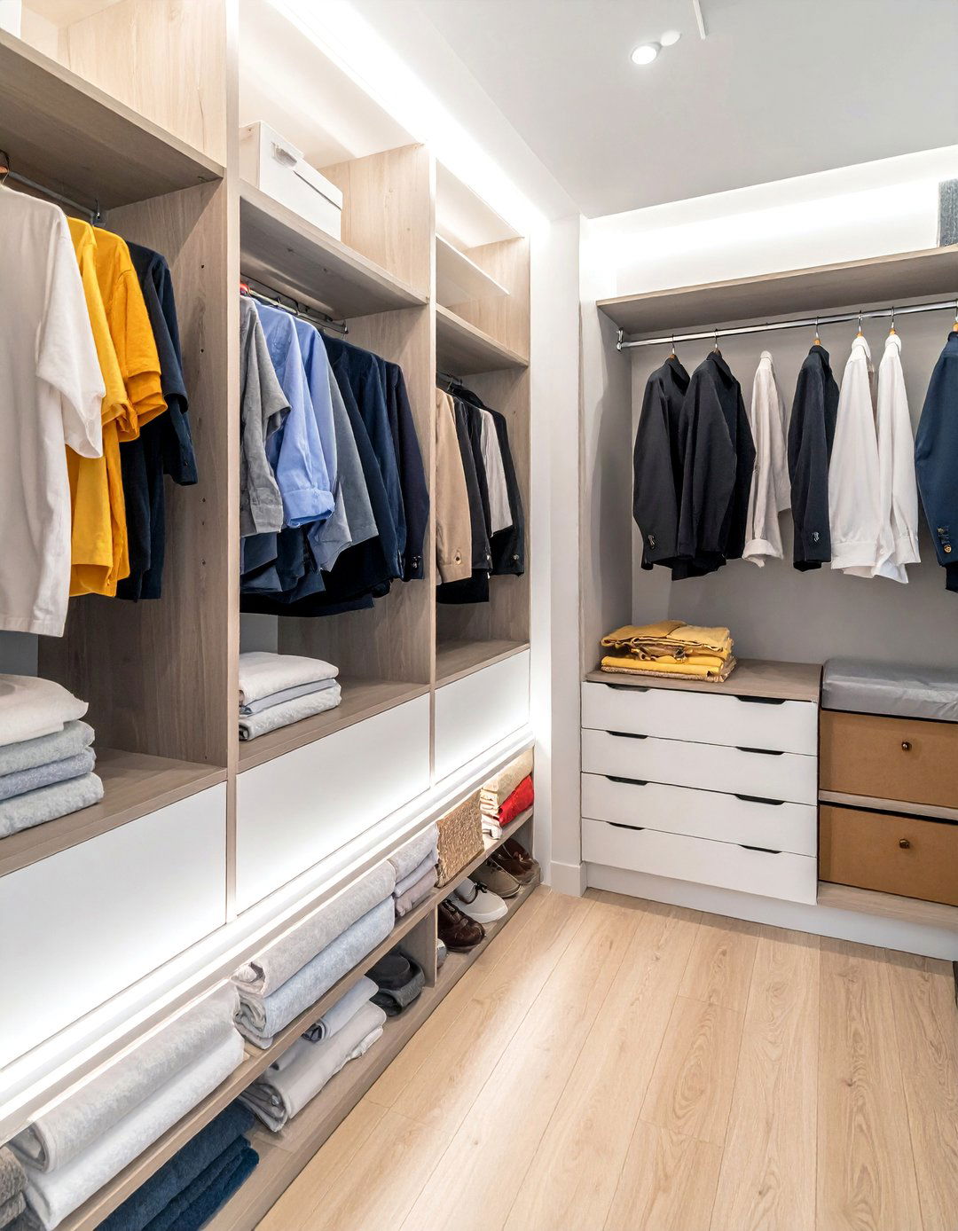 Add Motion Activated Lighting for Better Visibility - 30 Linen Closet Organization Ideas for a Tidy Home