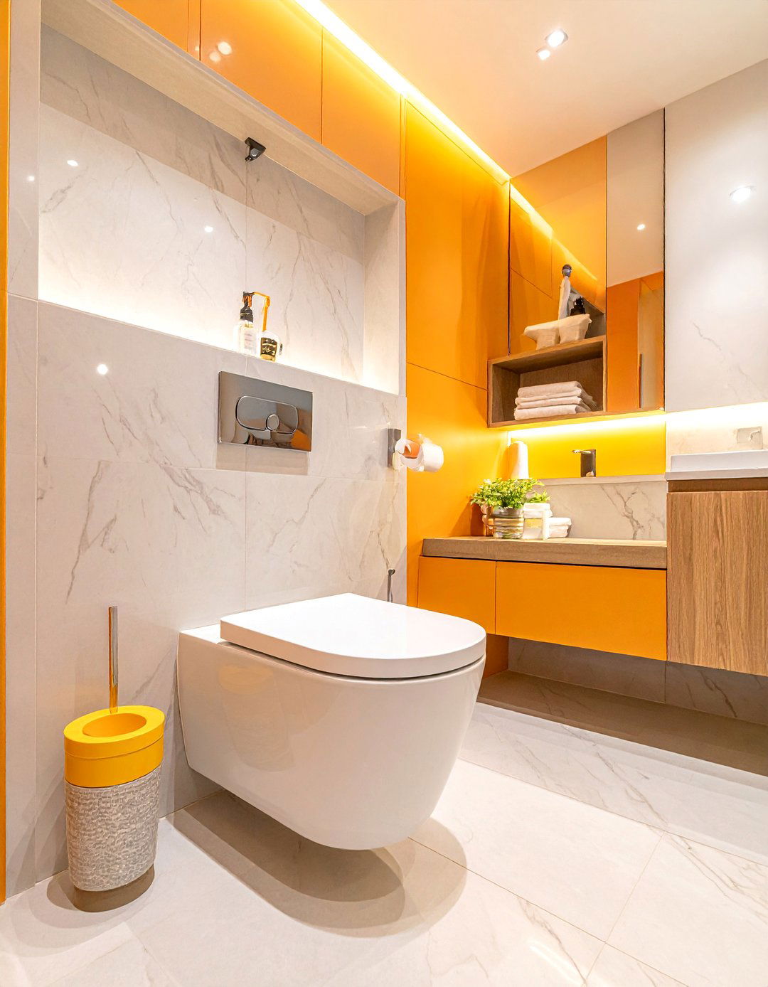 Adjustable Shelf System - 25 Over Toilet Storage Ideas to Maximize Bathroom Space