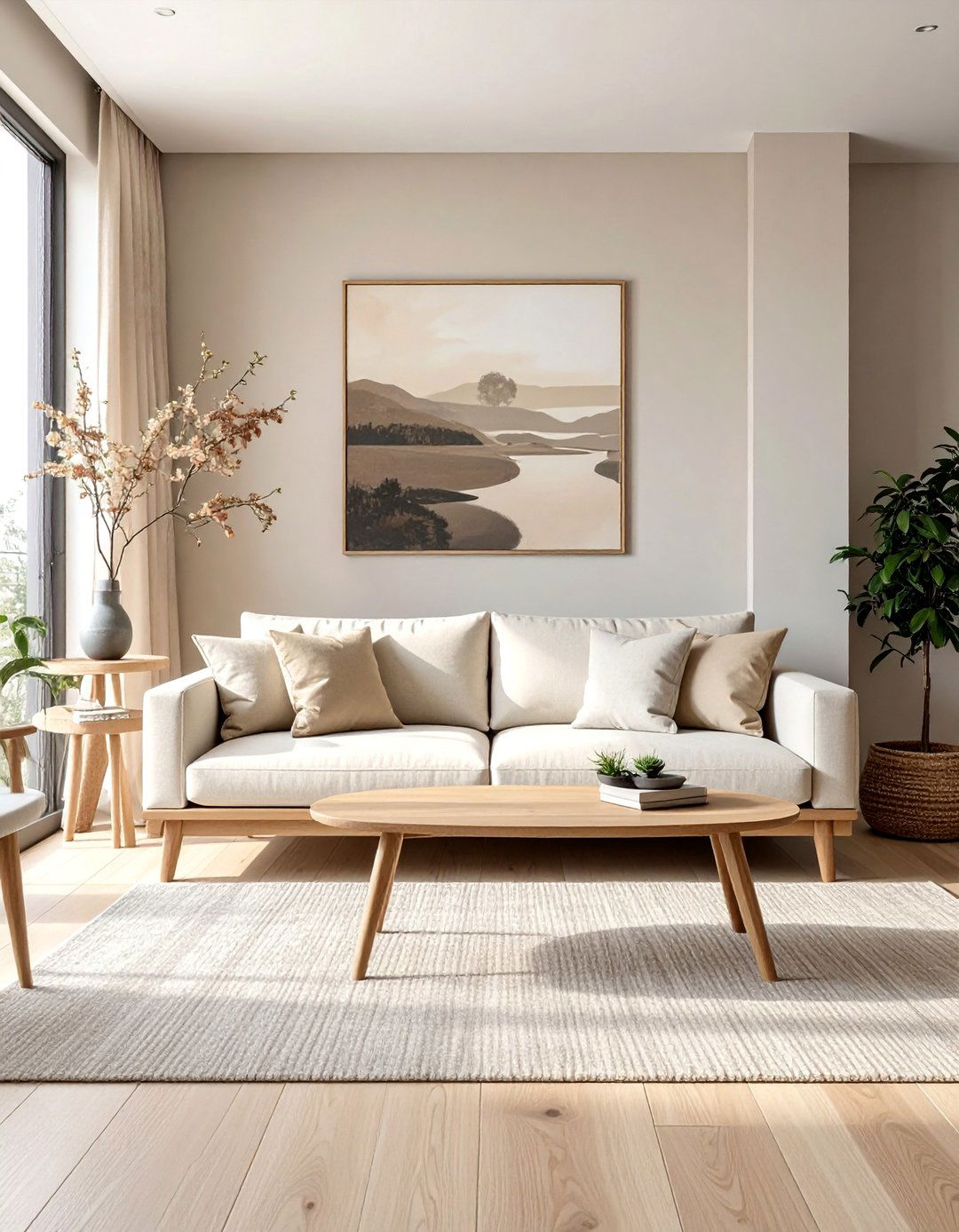 Adopt an Earth Tone Color Palette - 30 Zen Living Room Ideas for a Peaceful Ambiance