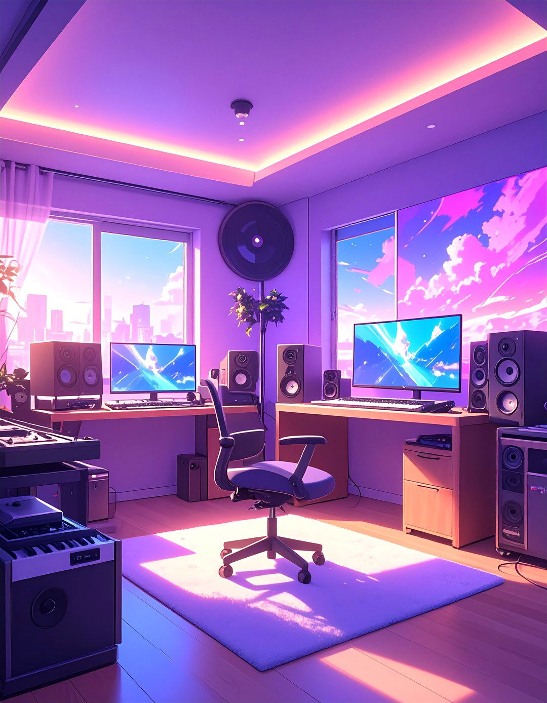 Anime Music and Sound Studio - 40 Anime Room Ideas for the Ultimate Fan Experience