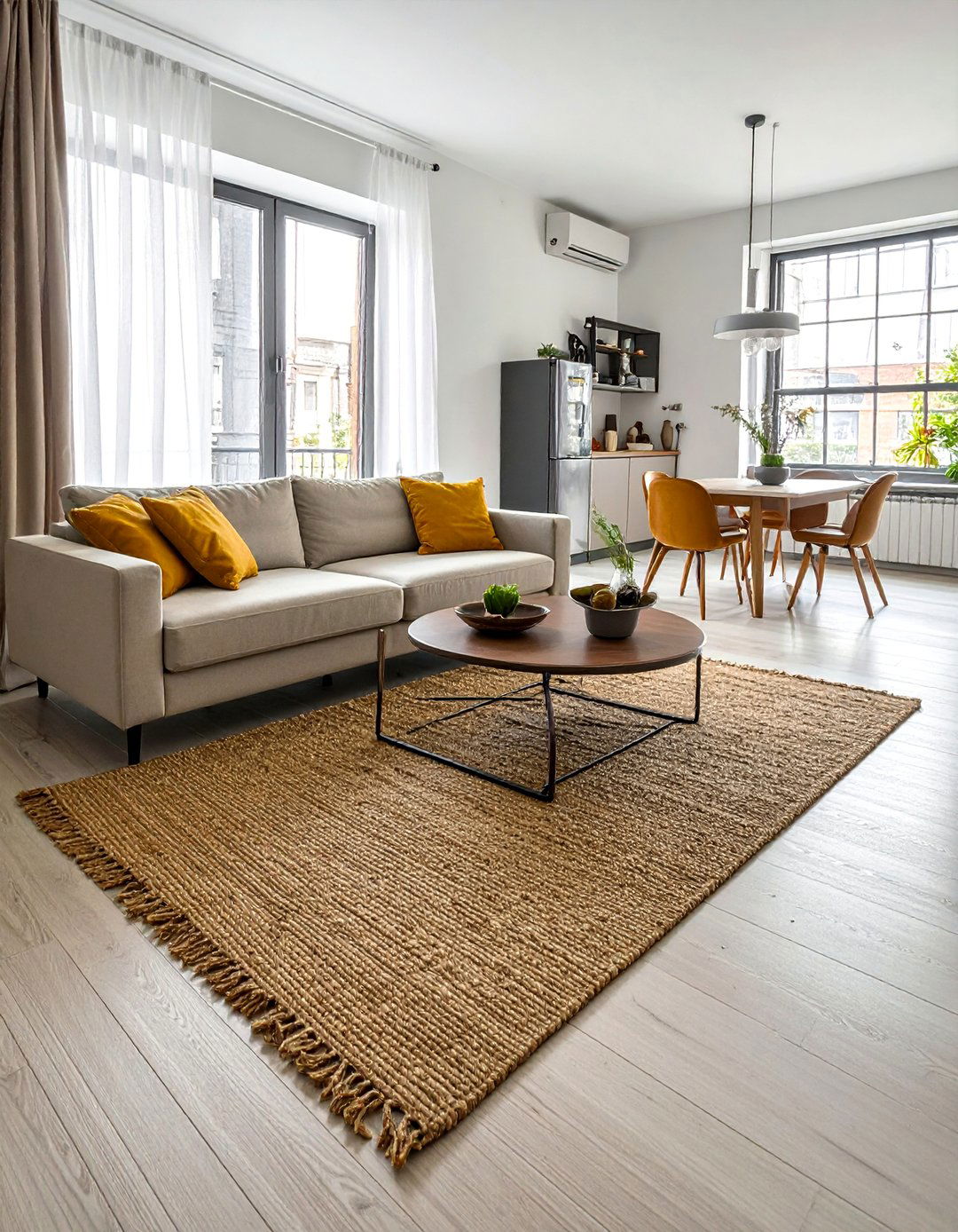 Apartment Decorating with Area Rugs to Define Zones - 40 Apartment Decorating Ideas to Maximize Small Spaces