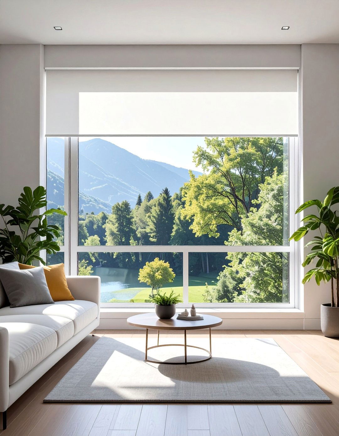 Apartment Decorating with Minimalist Window Frames - 40 Apartment Decorating Ideas to Maximize Small Spaces