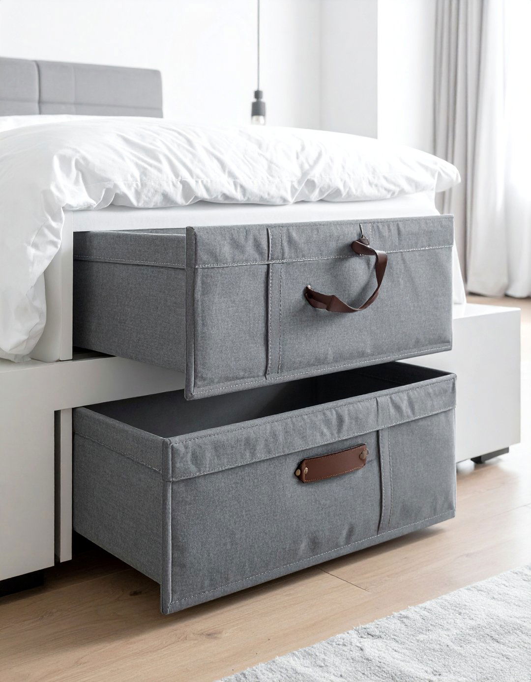 Apartment Decorating with Under Bed Storage Bins - 40 Apartment Decorating Ideas to Maximize Small Spaces