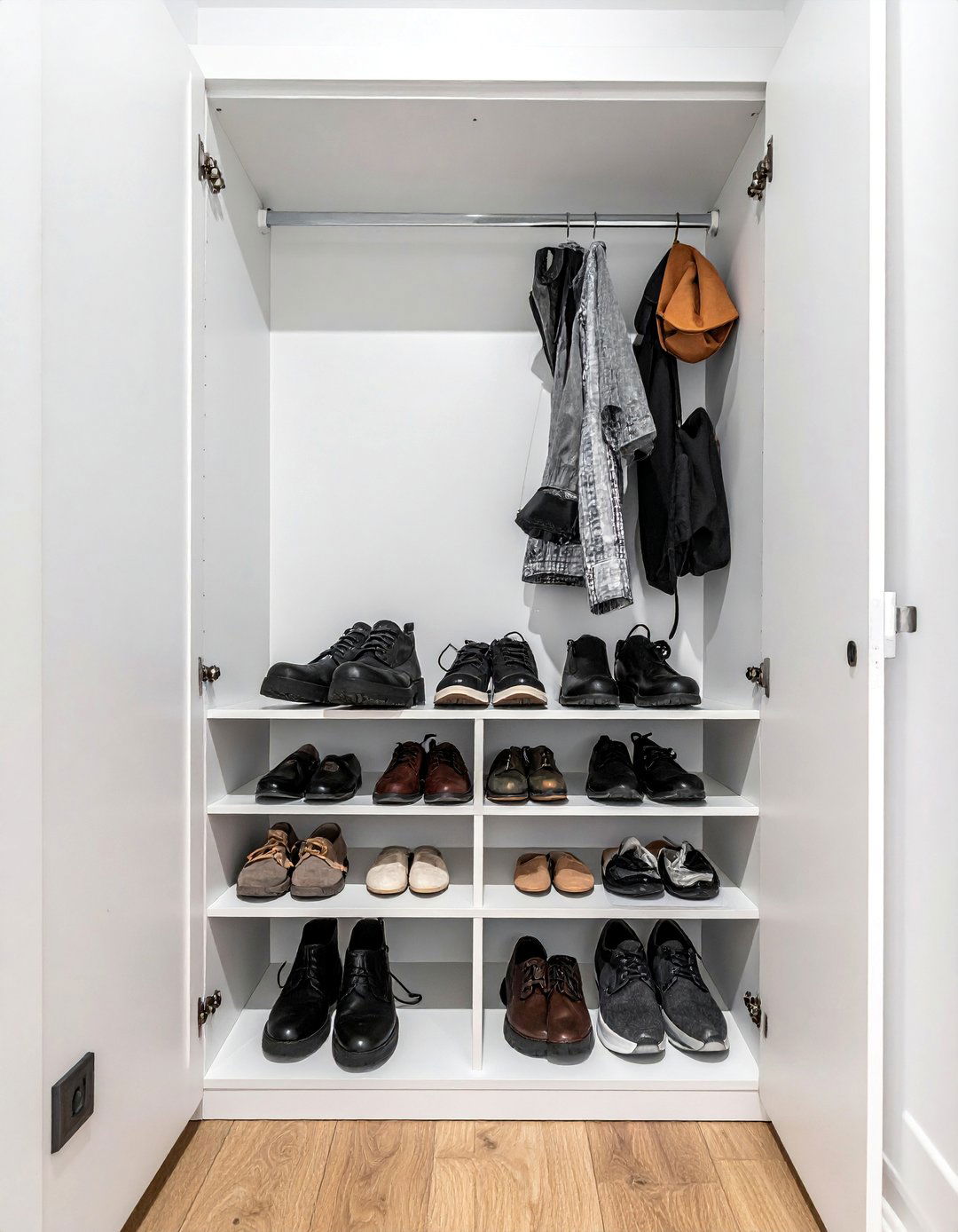 Apartment Decorating with a Back of Door Shoe Rack - 40 Apartment Decorating Ideas to Maximize Small Spaces