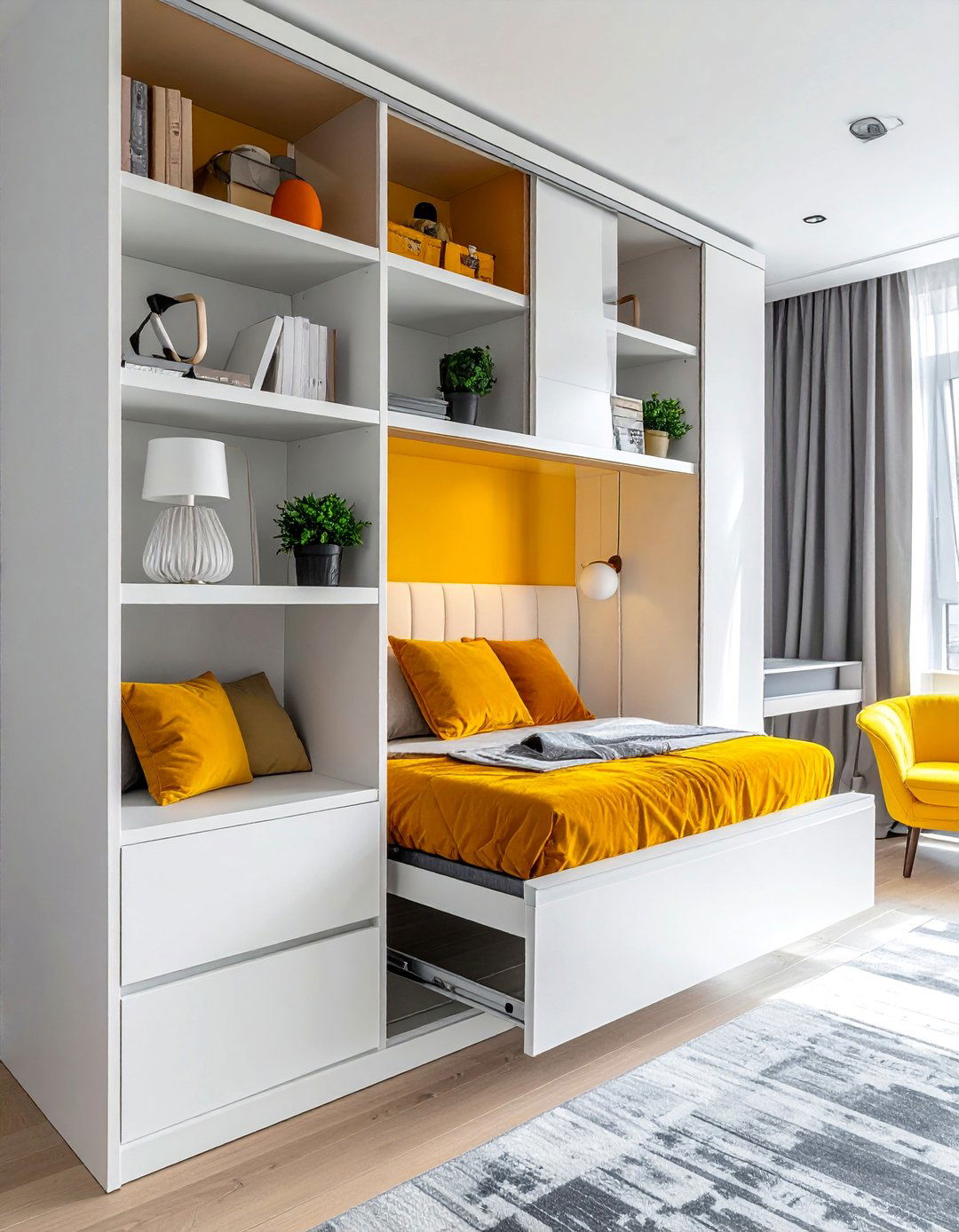 Apartment Decorating with a DIY Murphy Bed - 40 Apartment Decorating Ideas to Maximize Small Spaces