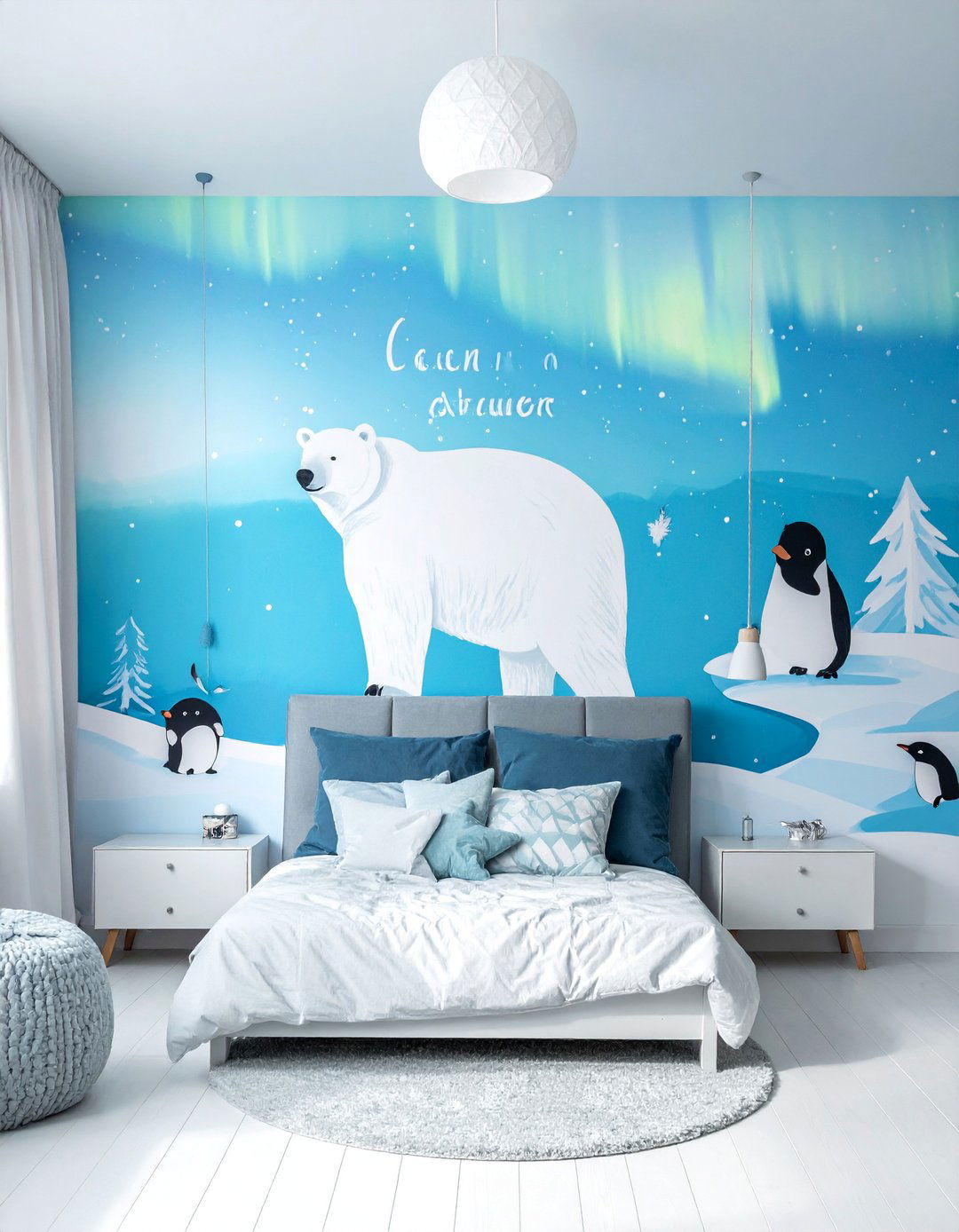 Arctic Adventure Polar Expedition - 30 Kids Room Accent Wall Ideas for a Fun and Creative Space