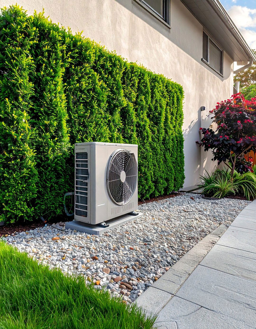Artificial Hedges to Conceal Utility Boxes - 20 Landscaping With Artificial Plants Ideas