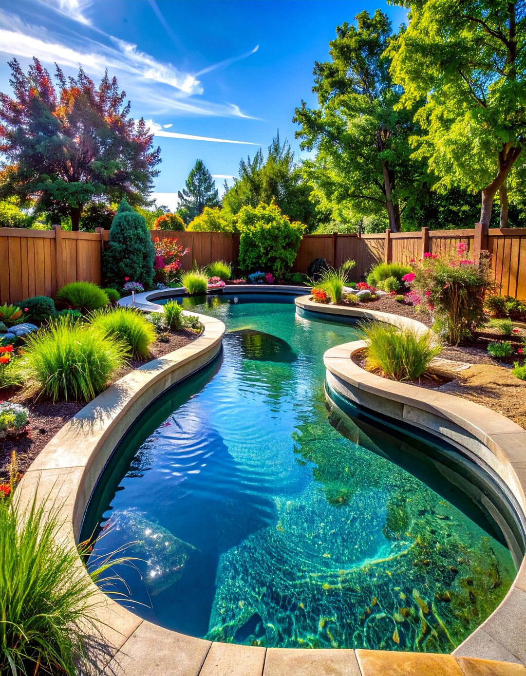 Artificial Pond Water Features - 25 Dog Friendly Landscaping Ideas for Pet Owners