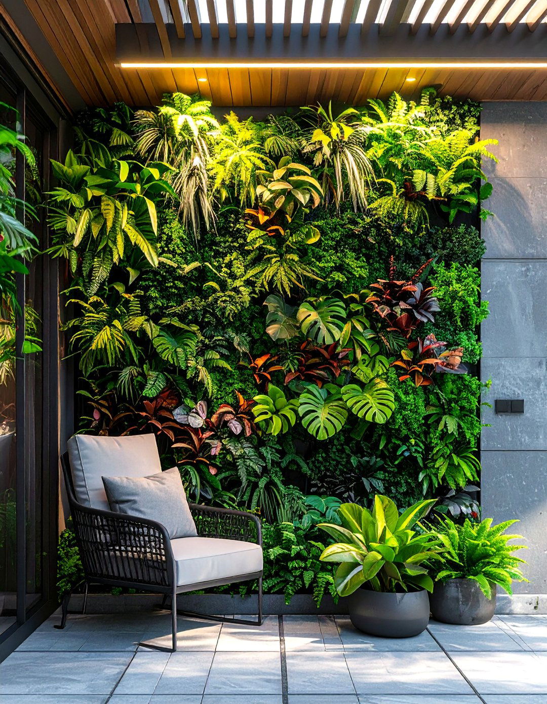 Artificial Vertical Garden Walls - 20 Landscaping With Artificial Plants Ideas