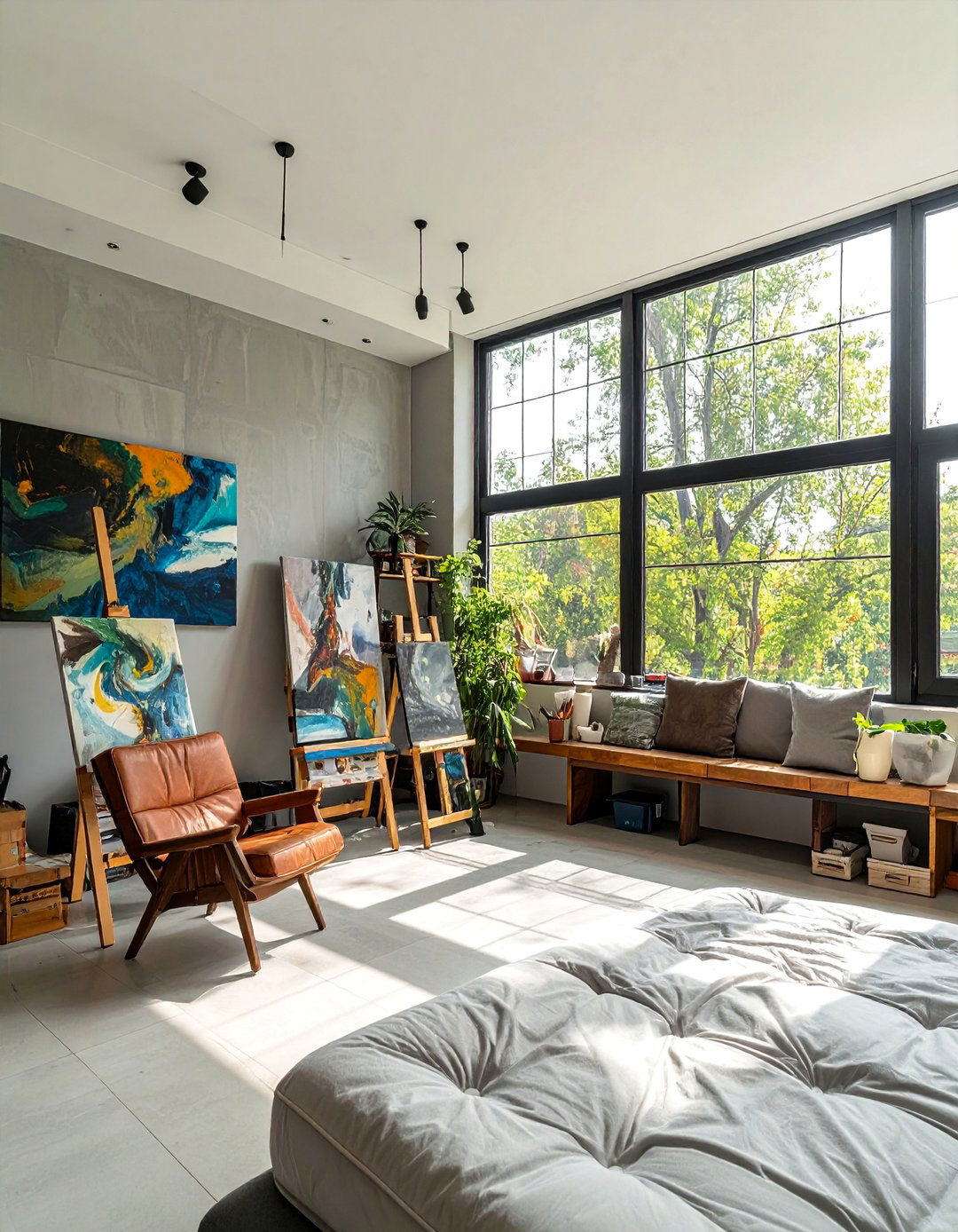 Artistic Office Guest Room Studio - 30 Office Guest Room Ideas for a Functional Space