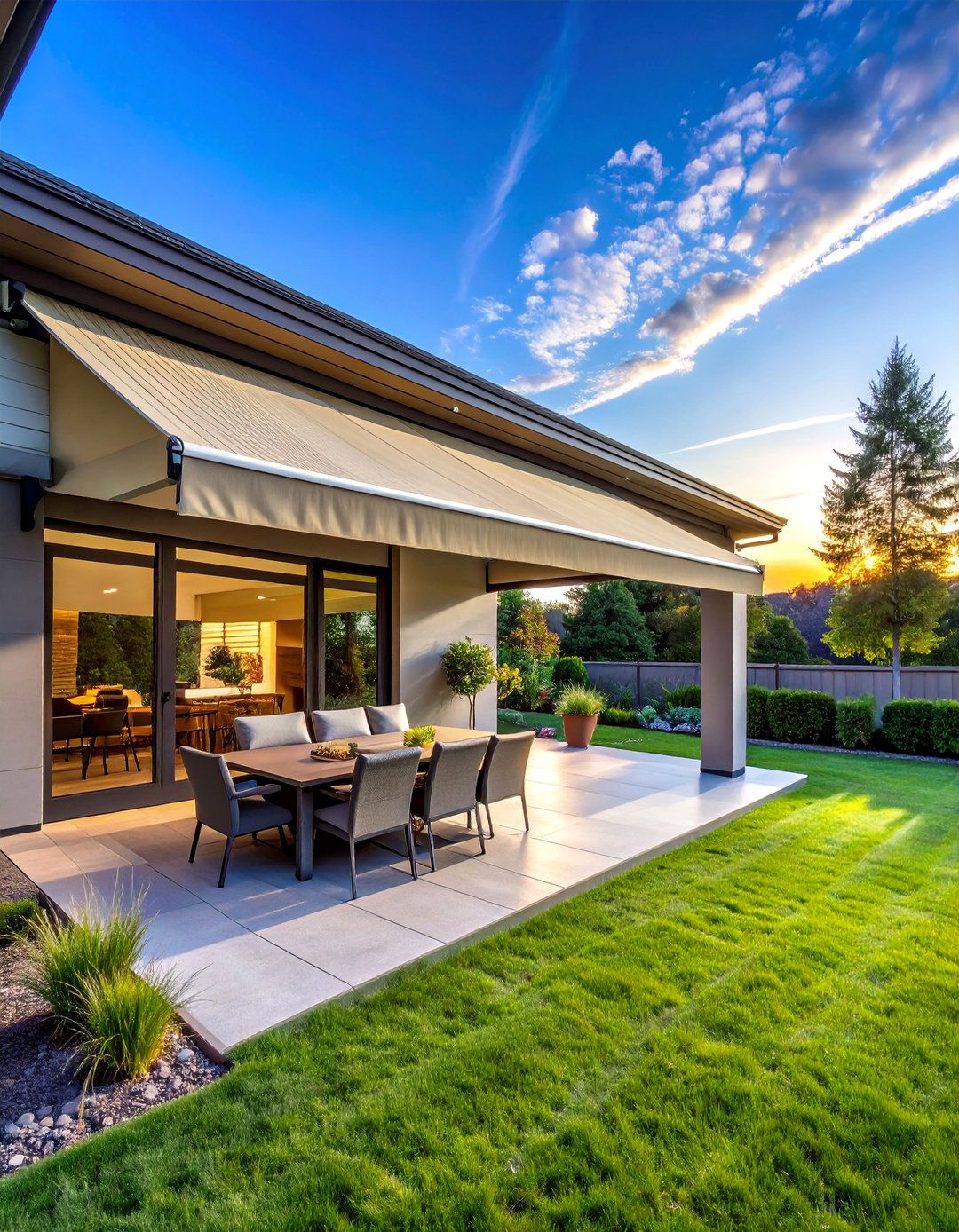Automated Outdoor Shade Systems - 40 Luxury Landscaping Ideas for a Stunning Yard
