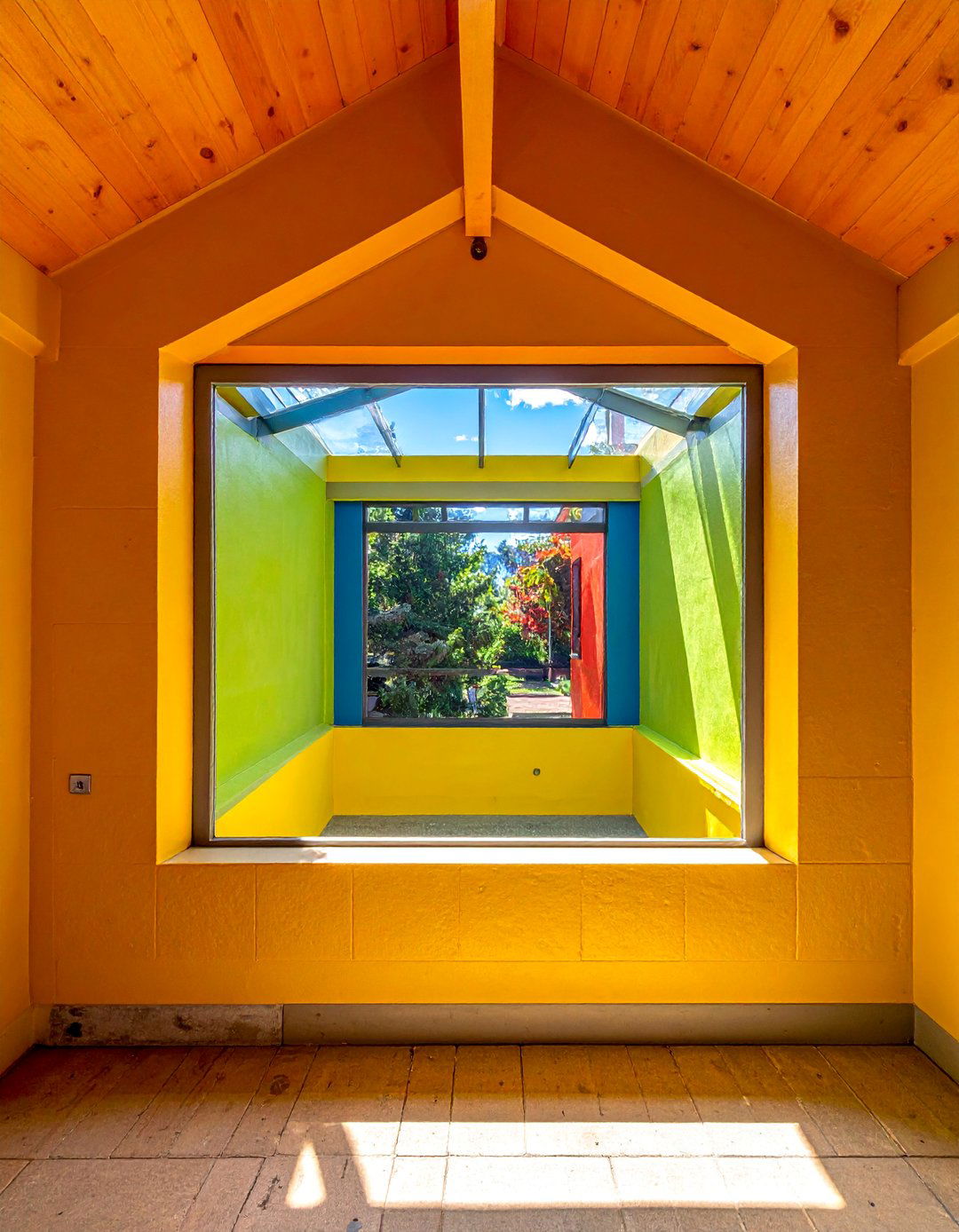Awning Windows with Colorful Well Interiors - 30 Basement Window Ideas to Brighten Your Space