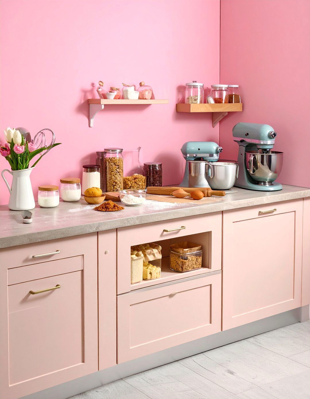 Baking Supply Station - 40 Kitchen Organization Ideas to Maximize Your Space