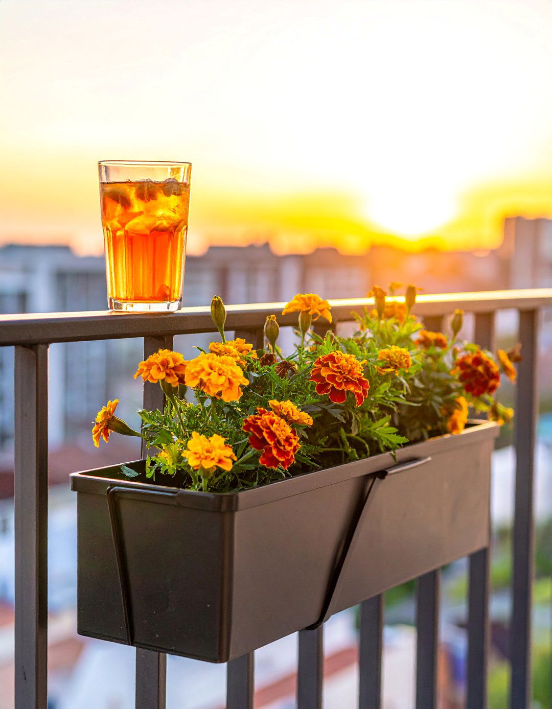 Balcony Bar Railing Planter Container Garden - 40 Container Garden Ideas for Small Spaces