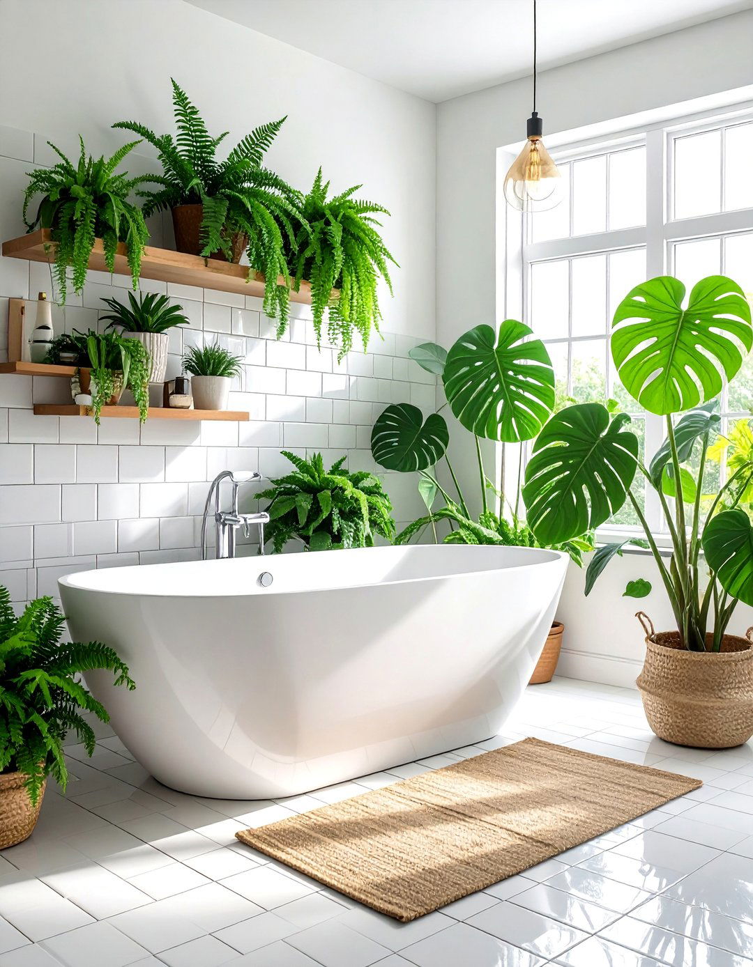Bathroom Plant Room Sanctuary - 20 Plant Room Ideas to Bring Nature Indoors