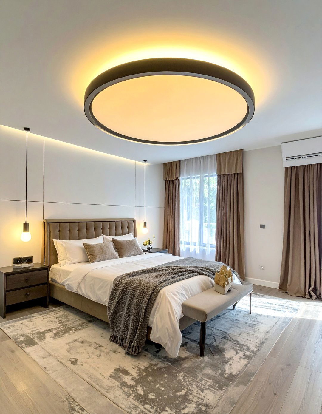 Bedroom Ceiling Flush Mount Fixtures - 40 Bedroom Lighting Ideas for a Cozy Ambiance