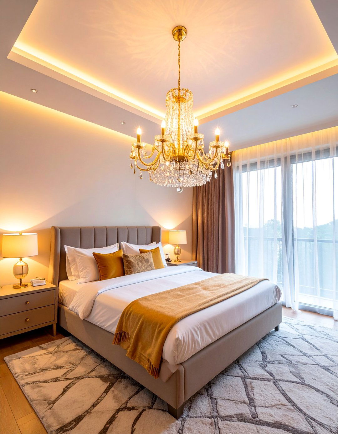 Bedroom Chandelier Statement Pieces - 40 Bedroom Lighting Ideas for a Cozy Ambiance