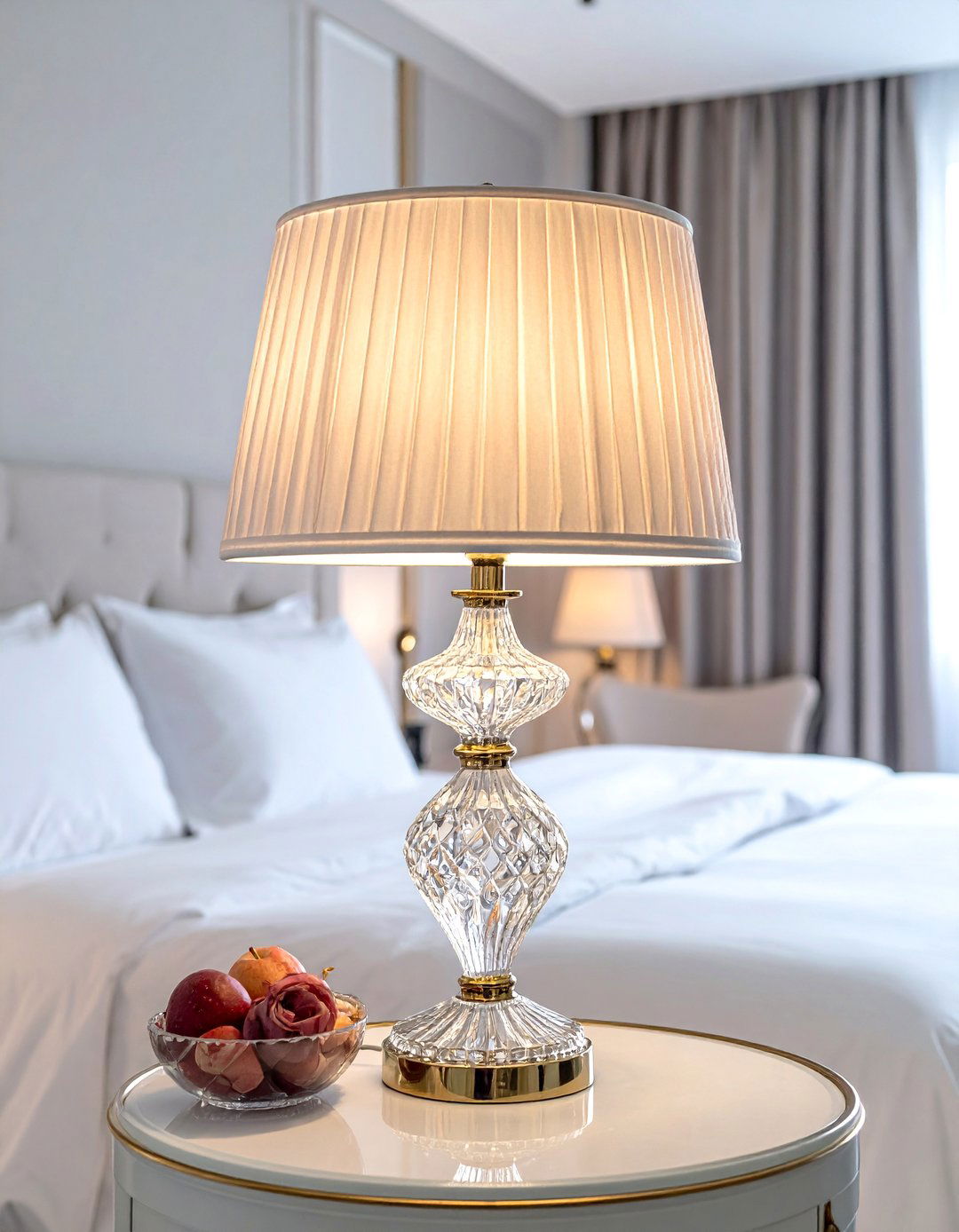 Bedroom Crystal Table Lamps - 40 Bedroom Lighting Ideas for a Cozy Ambiance