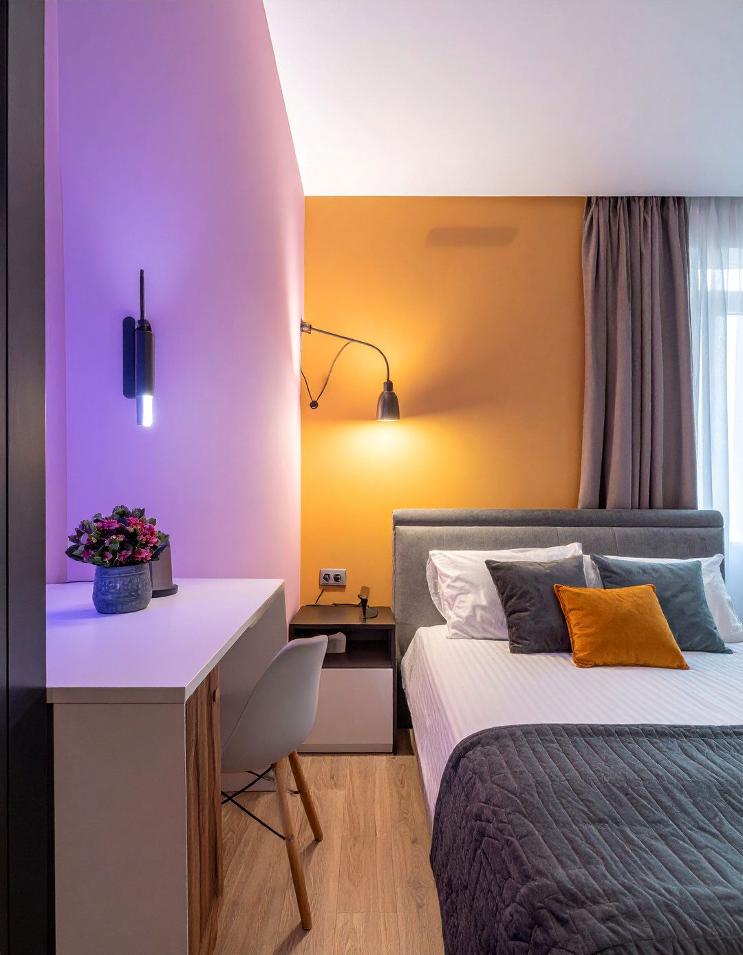 Bedroom Gooseneck Wall Fixtures - 40 Bedroom Lighting Ideas for a Cozy Ambiance