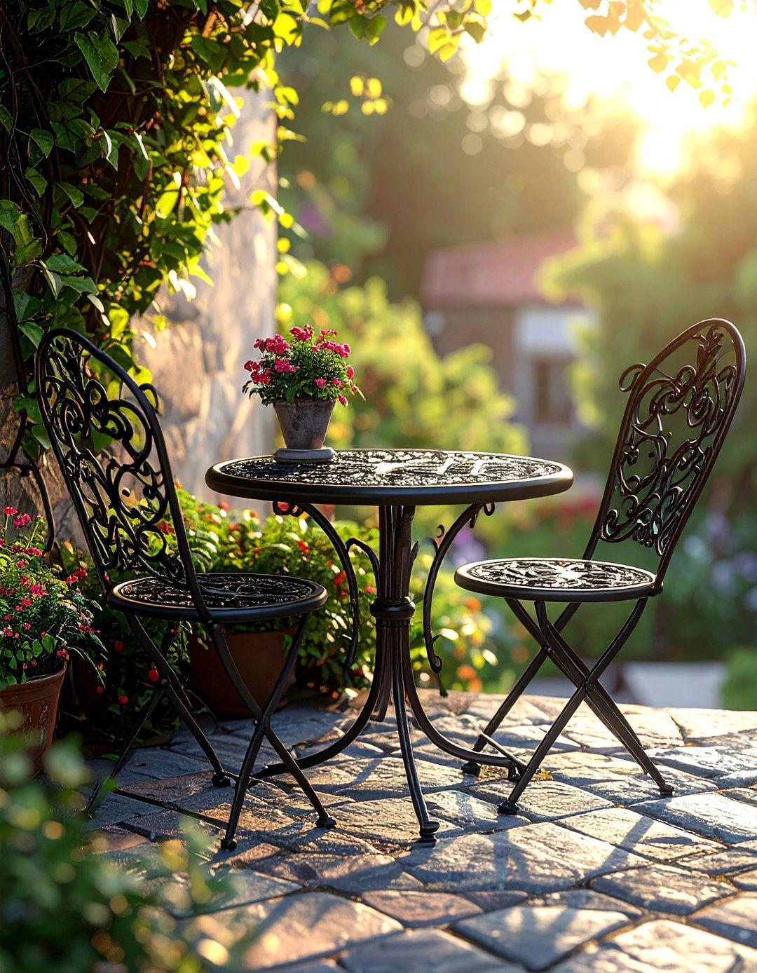 Bistro Cafe Style - 25 Patio Furniture Ideas for Stylish Outdoor Living