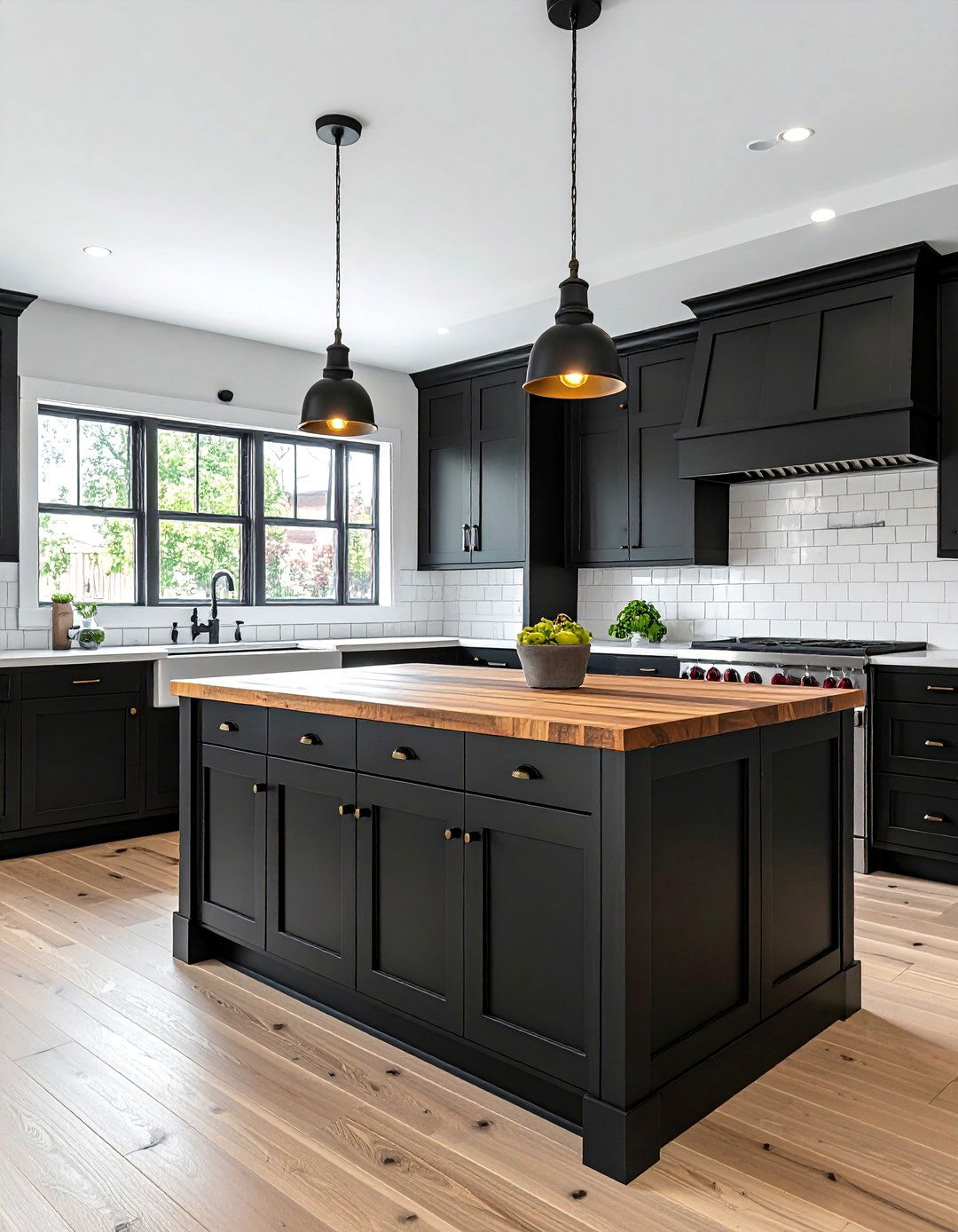 Black Shaker Kitchen Cabinets for a Modern Farmhouse Look - 40 Black Kitchen Ideas for a Sleek and Sophisticated Look