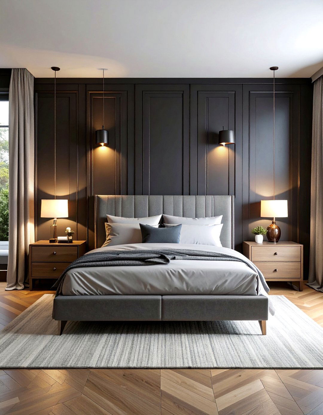 Black Shiplap Bedroom Accent Wall - 30 Shiplap Bedroom Ideas for a Rustic and Chic Look