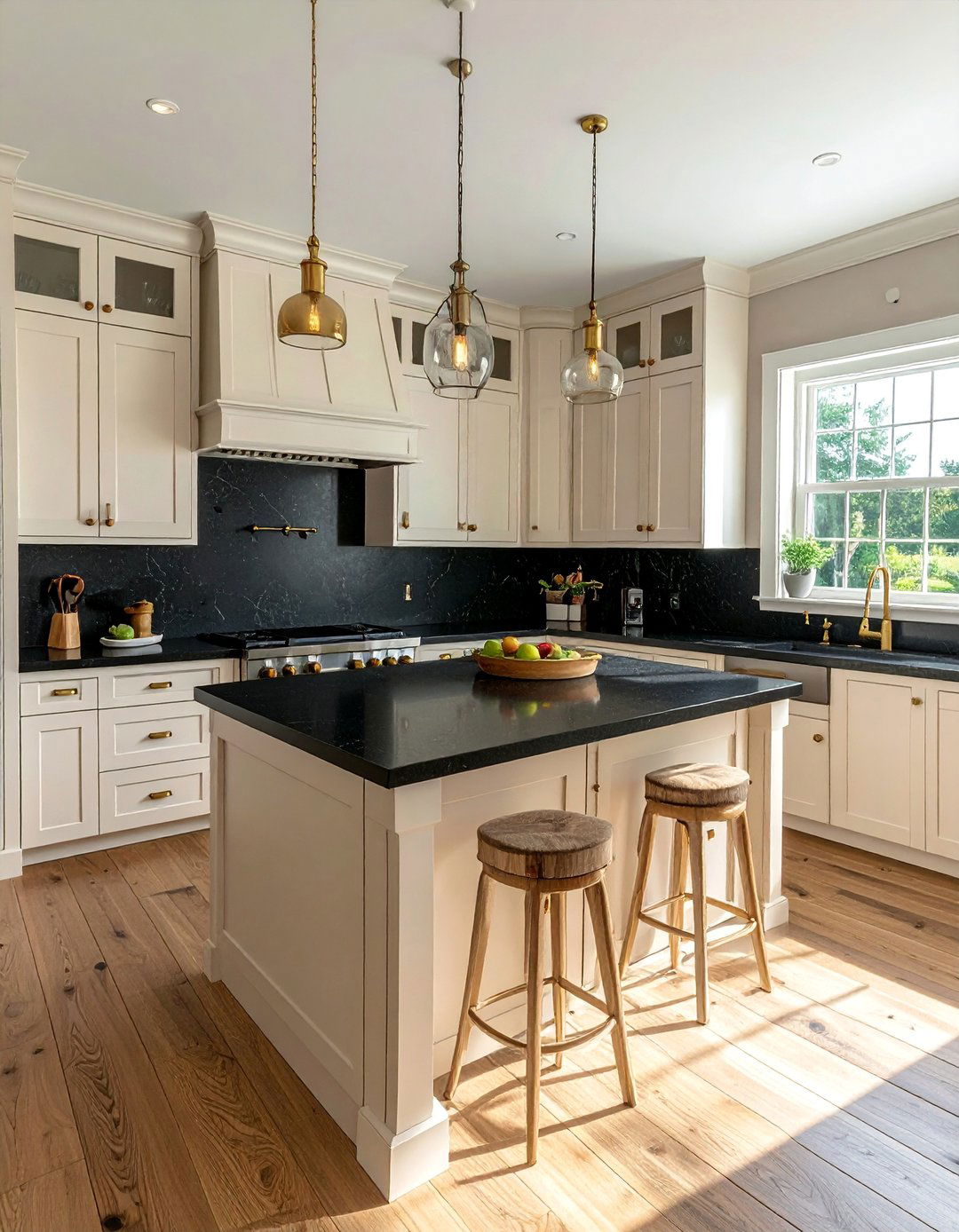 Black Soapstone Backsplash - 30 Kitchen With Black Backsplash Ideas for a Bold Look
