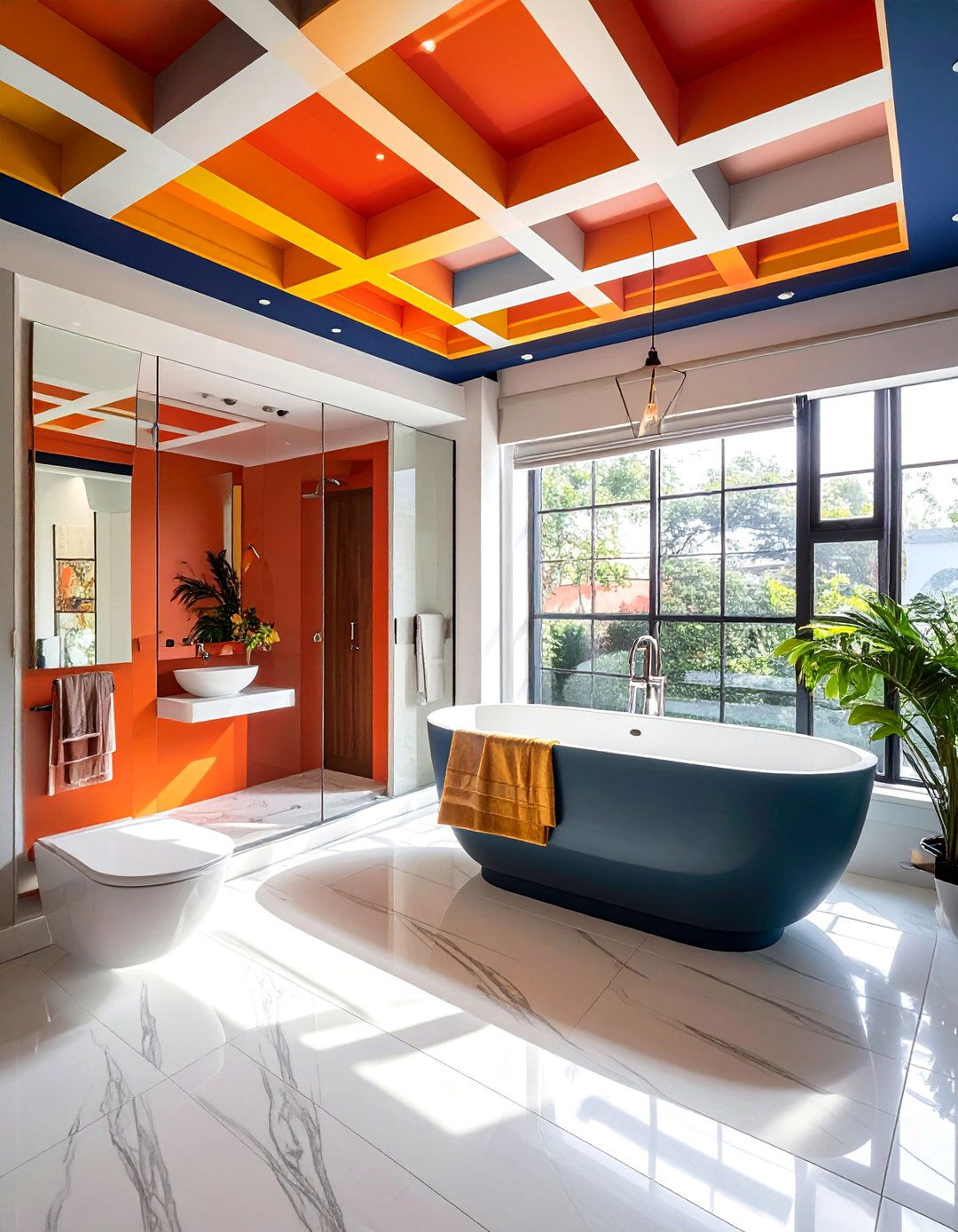 Bold Ceiling Treatments - 40 Bathroom Decor Ideas to Refresh Your Space