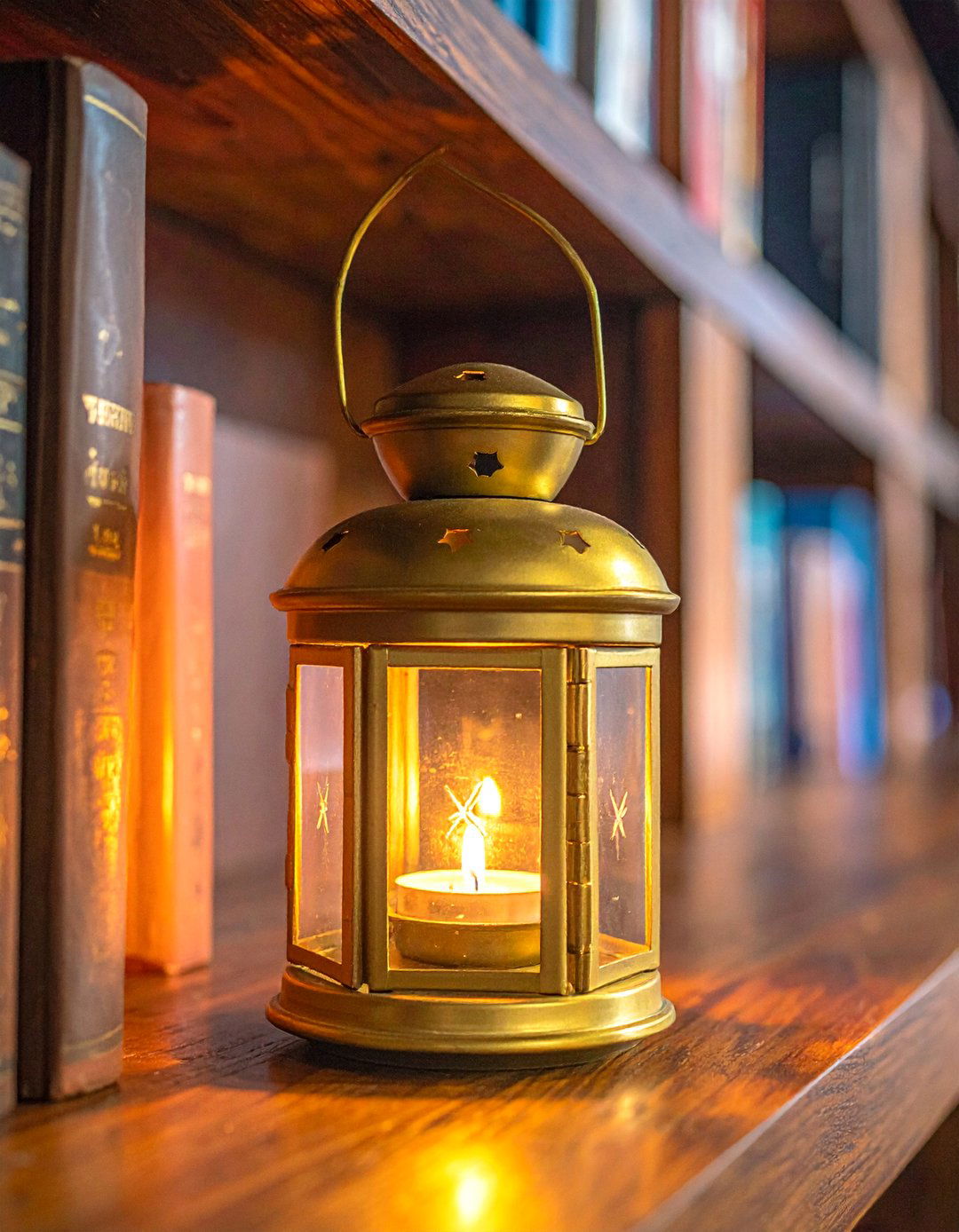 Bookshelf Lantern Decor Accent - 30 Lantern Decor Ideas to Illuminate Your Home and Garden