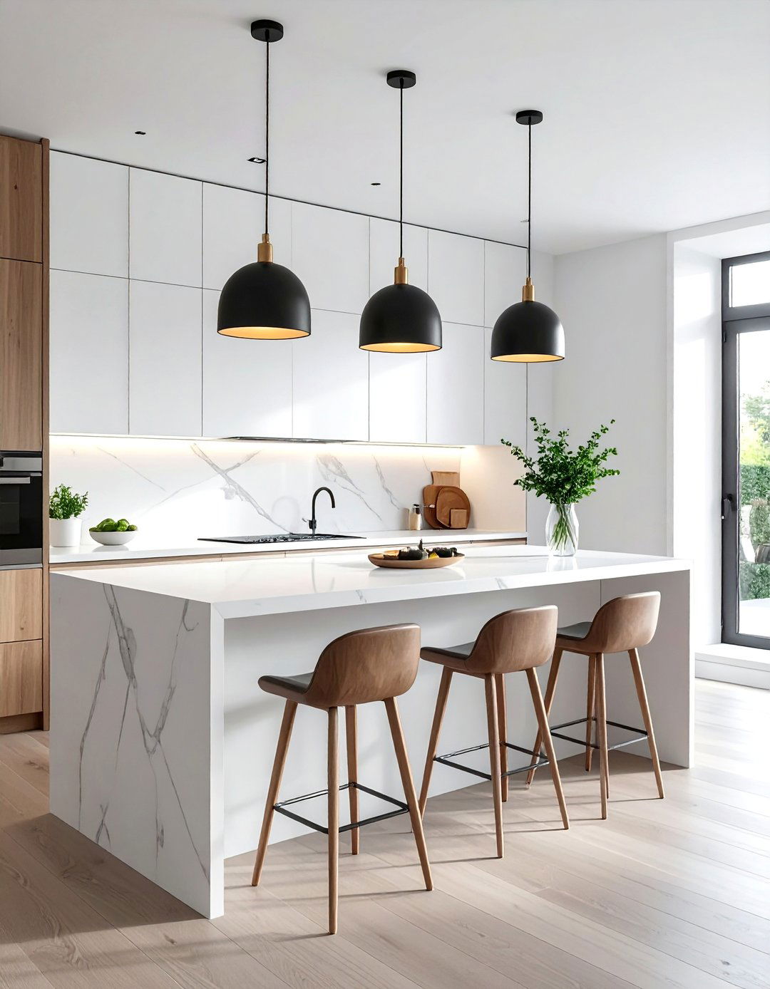 Breakfast Bar Integration - 30 Half Wall Ideas to Divide Your Space