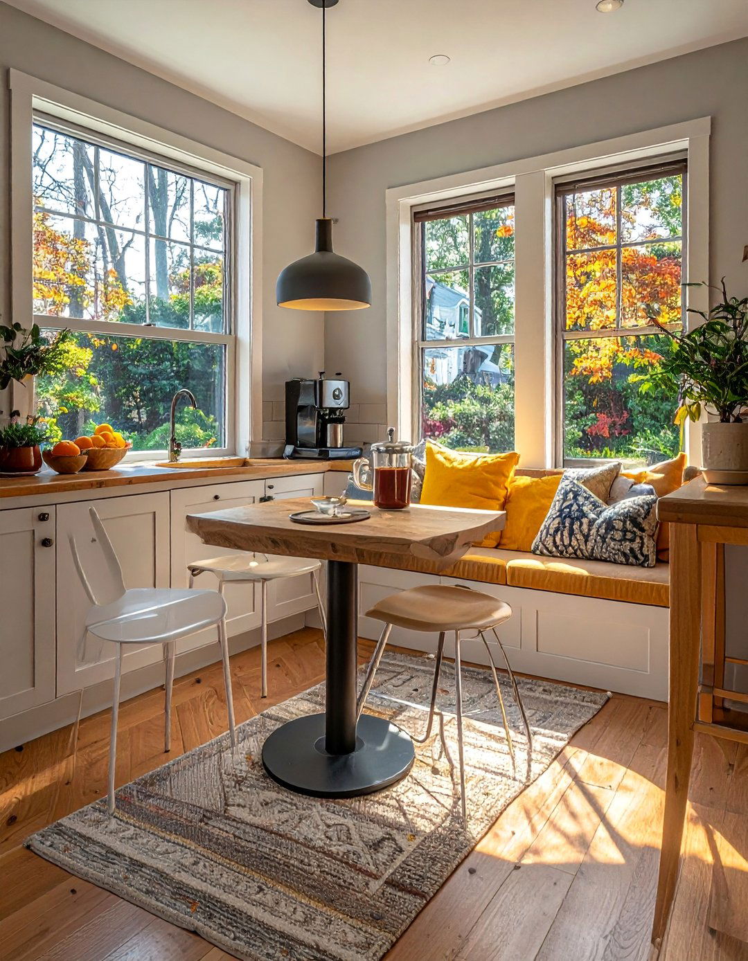 Breakfast Nook Coffee Integration - 40 Coffee Bar Ideas to Elevate Your Home Brewing Station