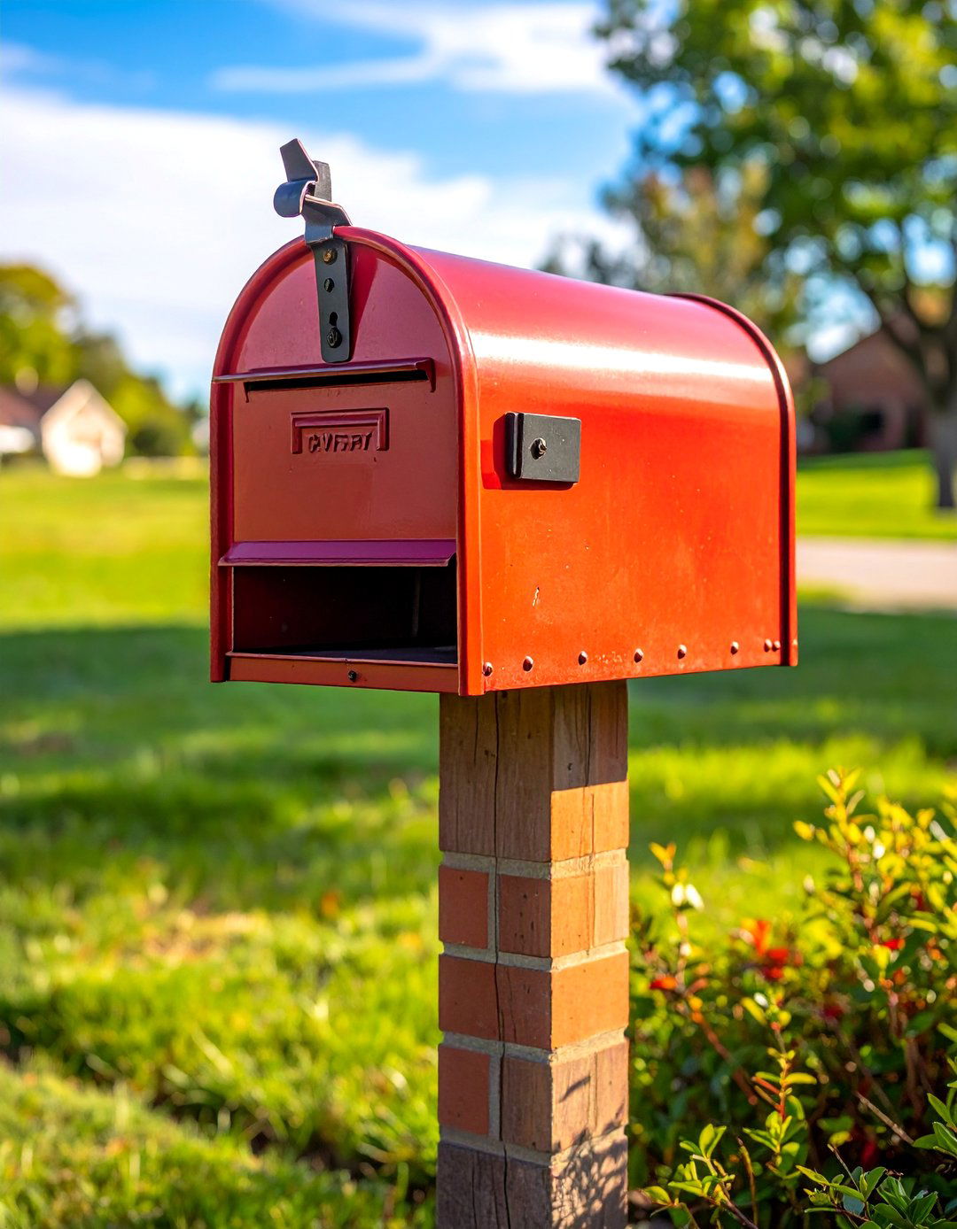 Brick Mailbox with Built in Newspaper Holder - 30 Brick Mailbox Ideas to Elevate Your Curb Appeal