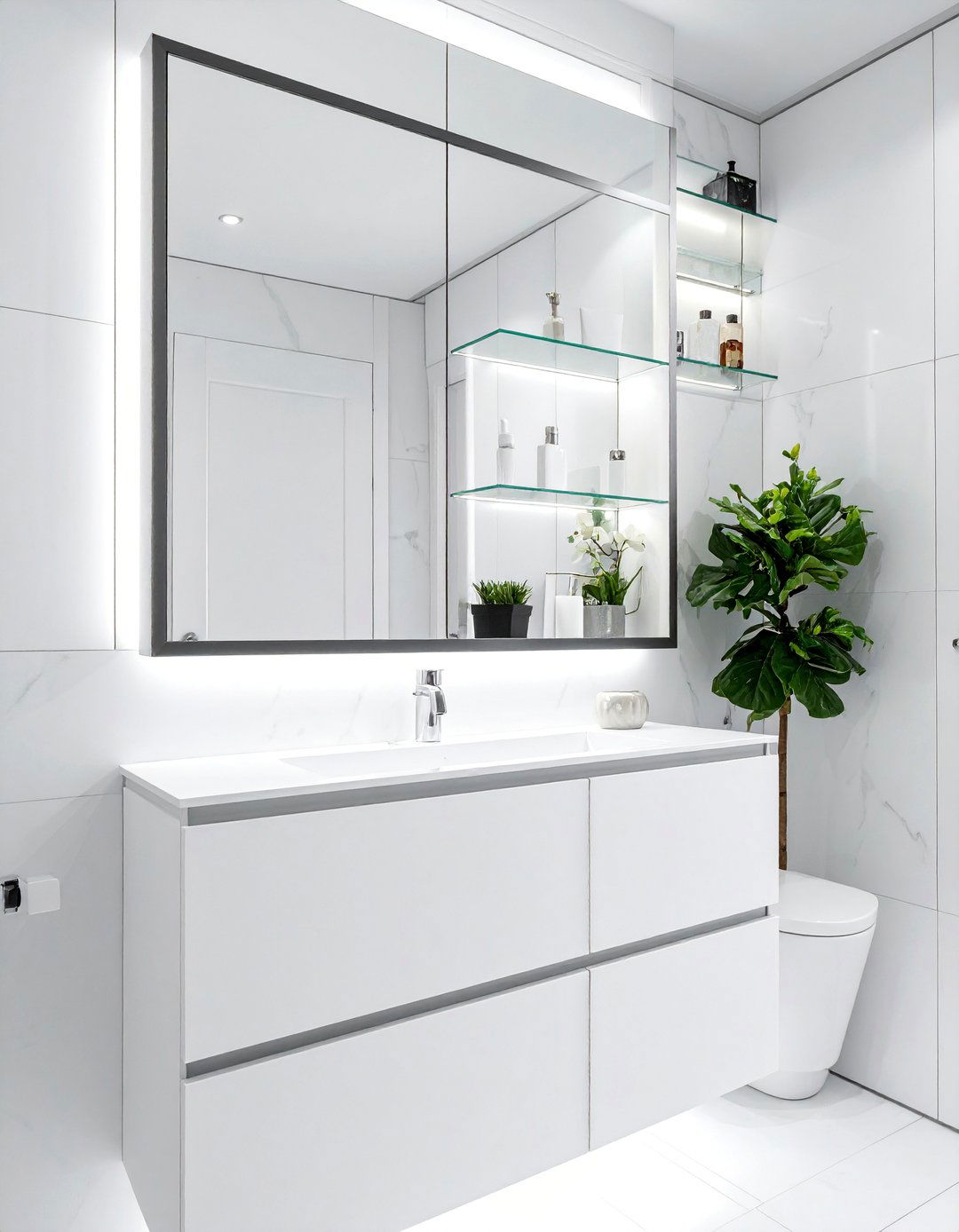 Built In Medicine Cabinet - 25 Over Toilet Storage Ideas to Maximize Bathroom Space