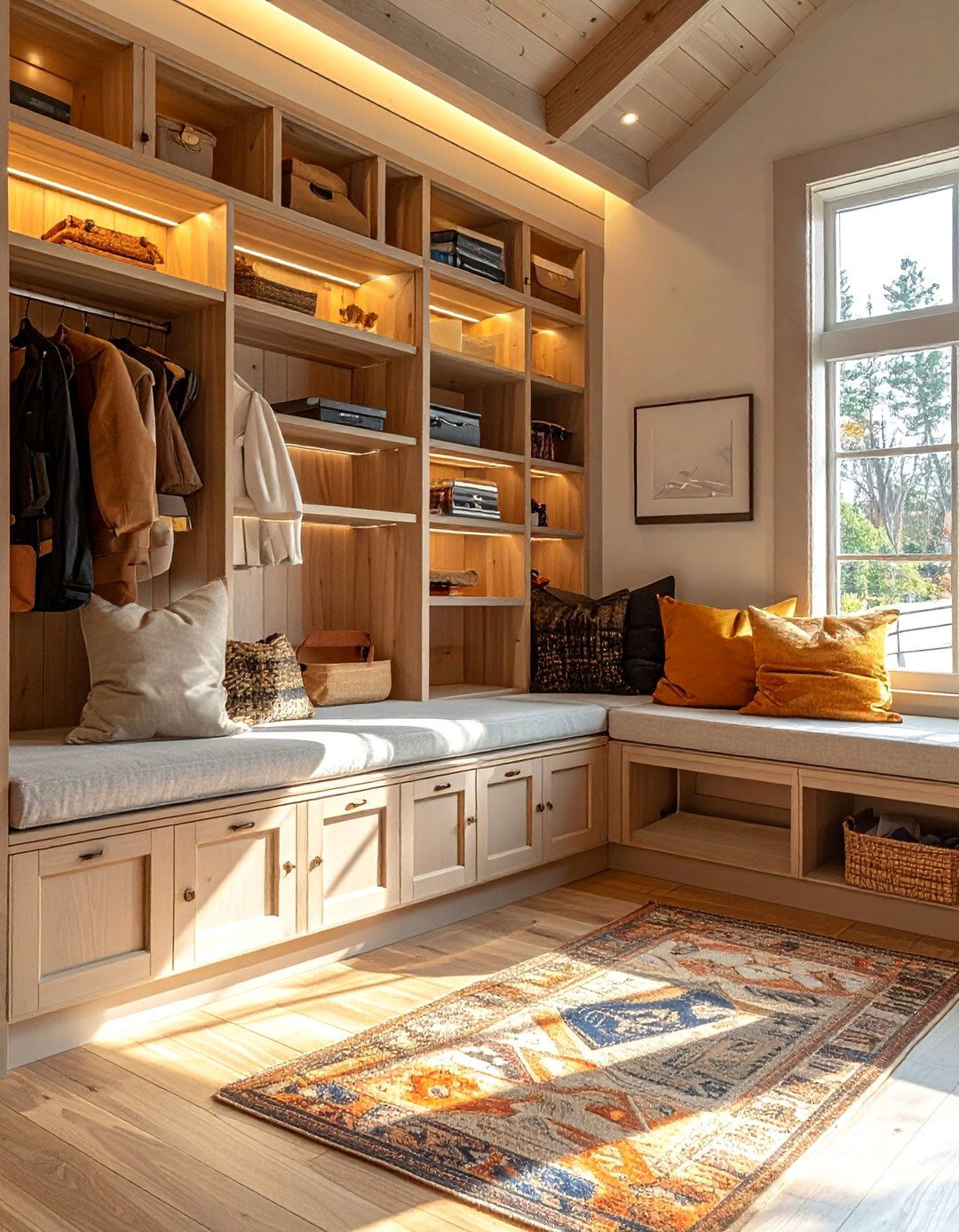 Built in Storage Solutions - 30 Bungalow Interior Design Ideas to Inspire You