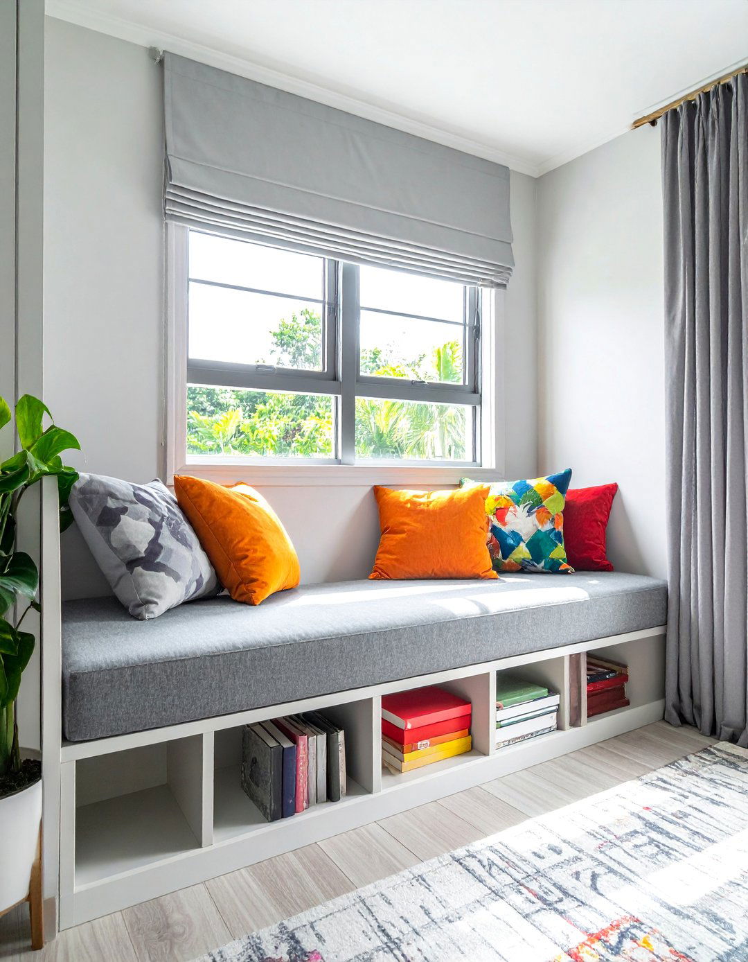 Built in Window Seat with Storage - 40 Teenage Girl Bedroom Ideas for a Stylish and Personal Space