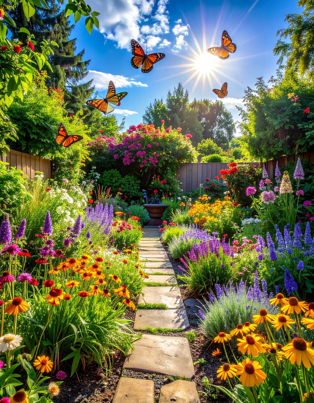 Butterfly Garden Sanctuary - 40 Backyard Ideas to Transform Your Outdoor Space