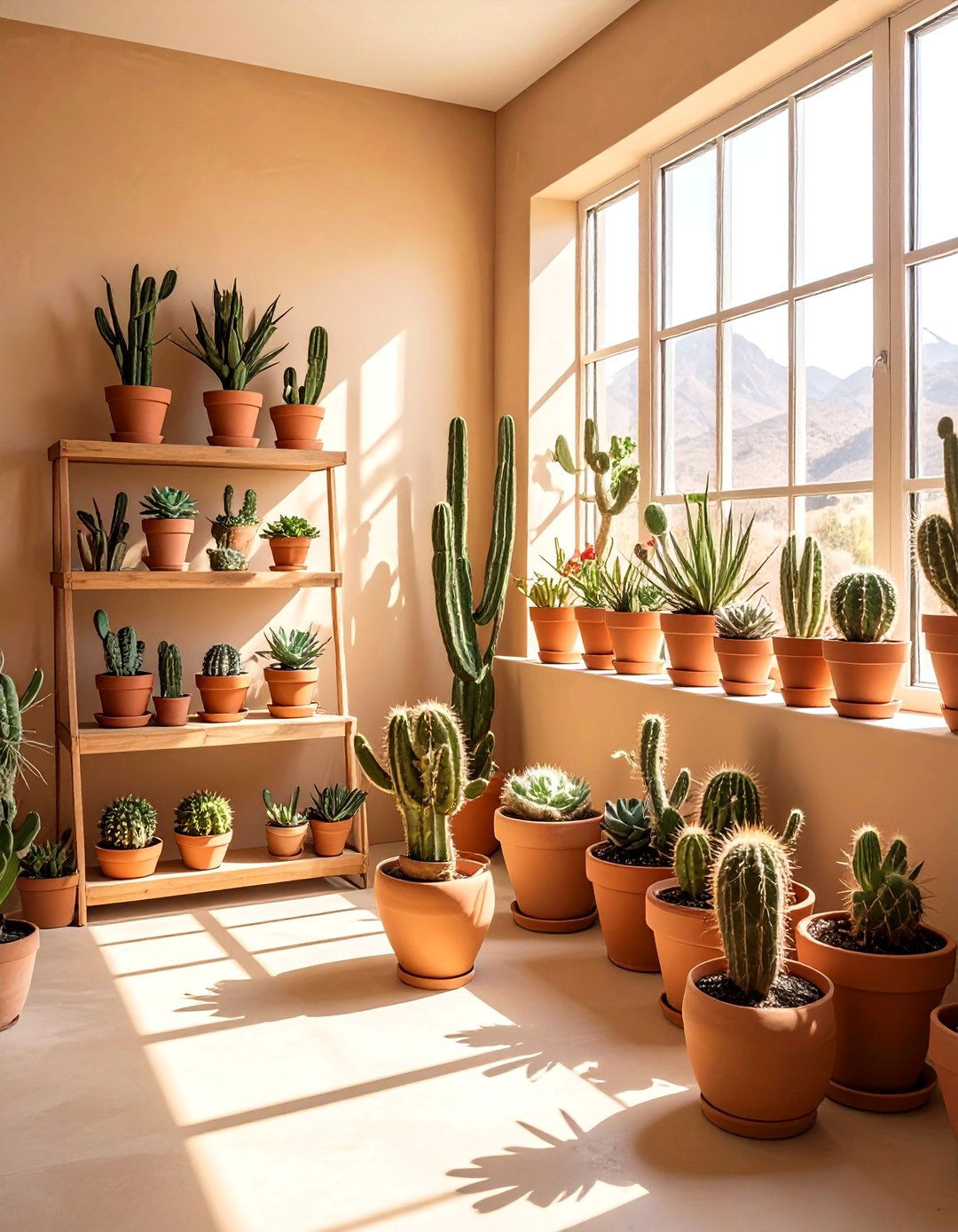 Cacti and Succulent Desert Plant Room - 20 Plant Room Ideas to Bring Nature Indoors